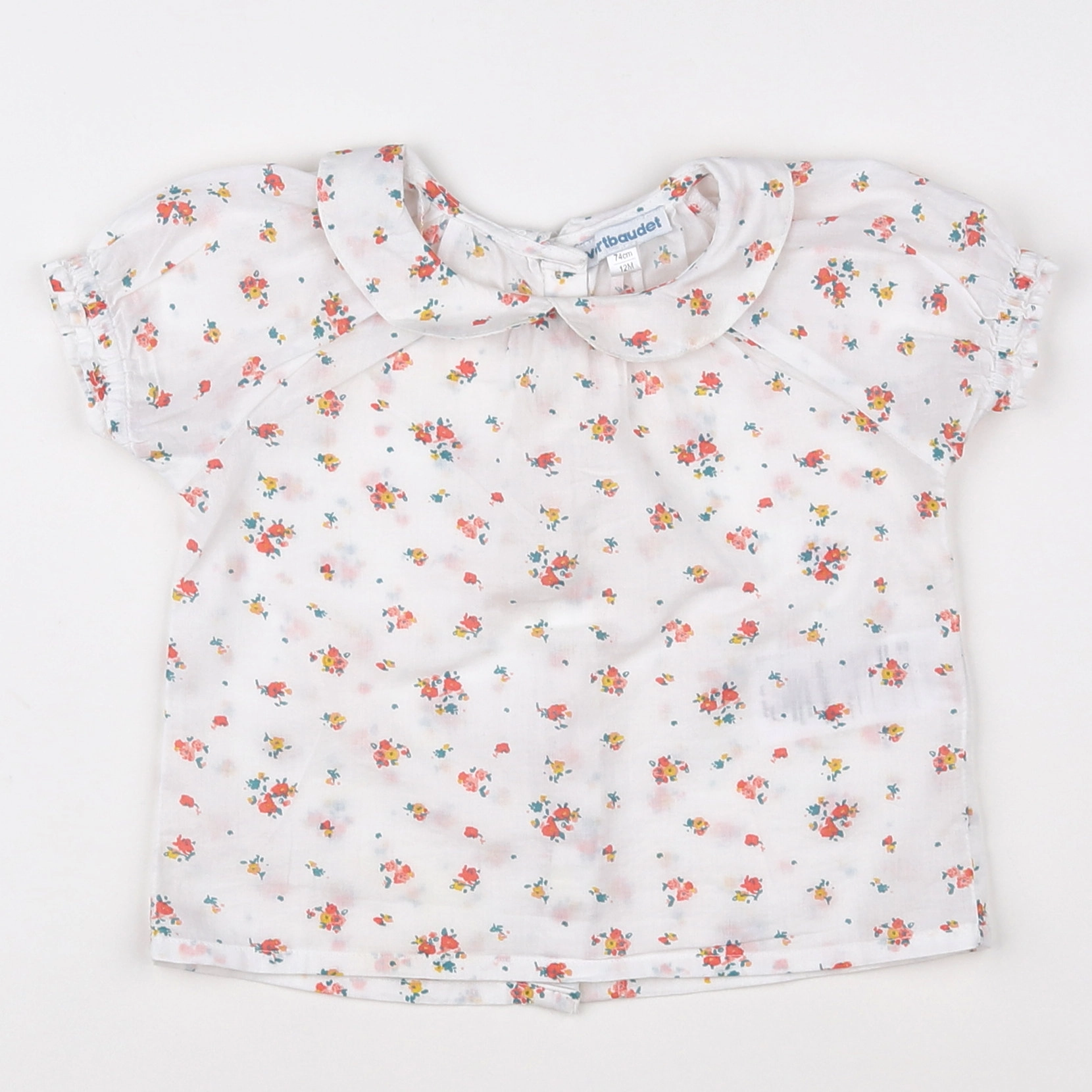 Vertbaudet - blouse multicolore - 12 mois