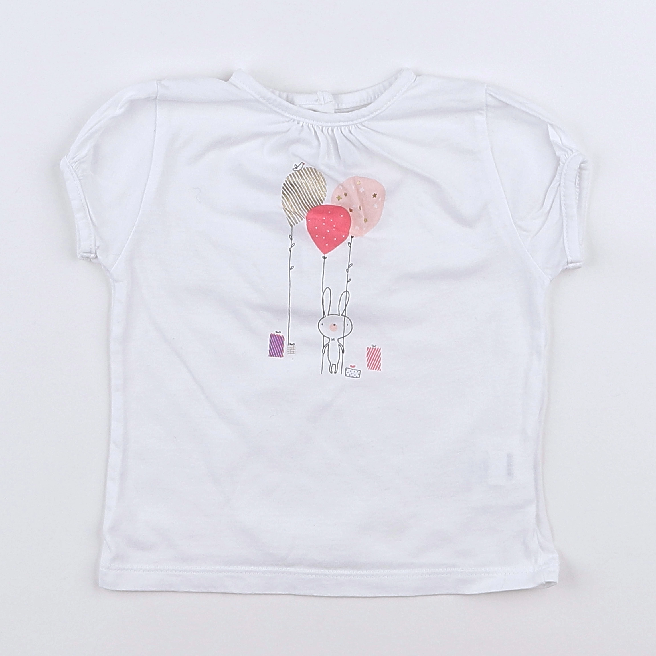 Cadet Rousselle - tee-shirt blanc - 6 mois