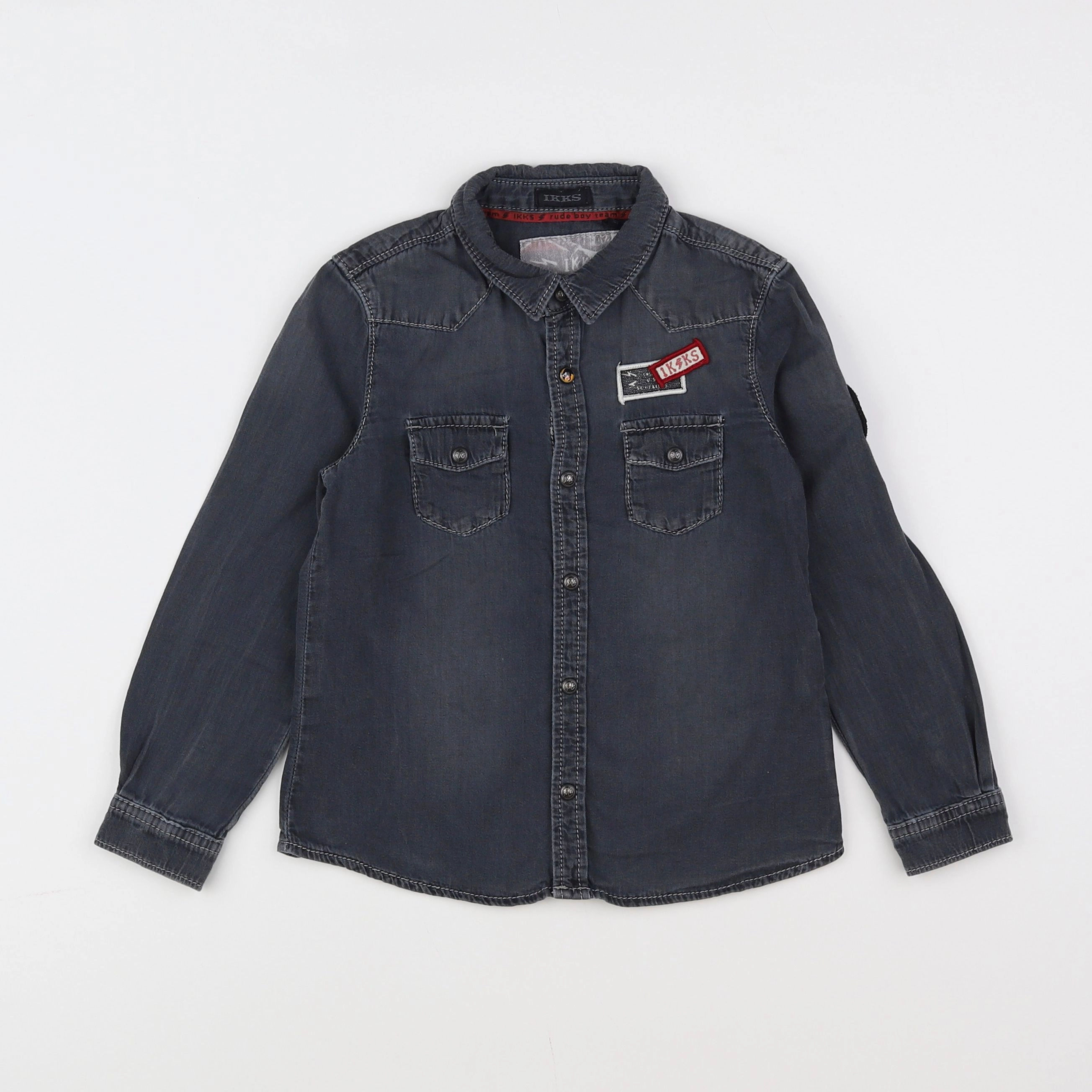 IKKS - chemise gris - 4 ans