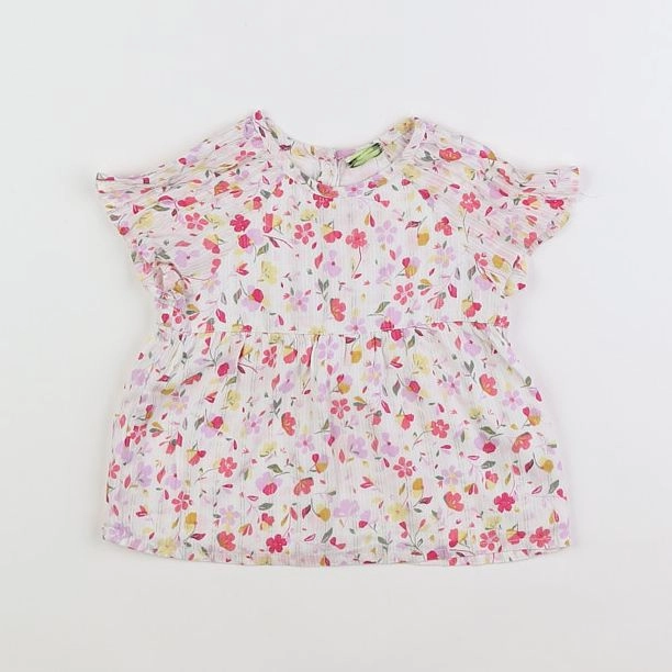 Tape à l'oeil - blouse multicolore - 12 mois