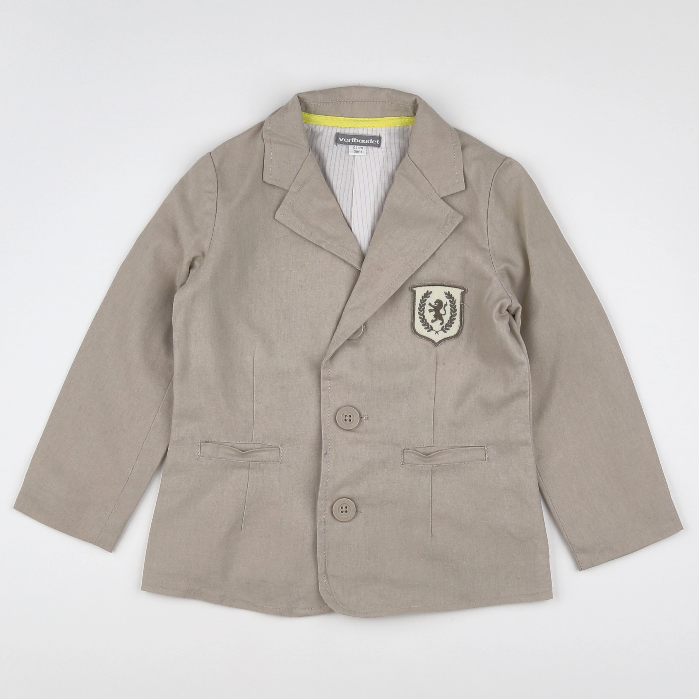 Vertbaudet - veste beige - 5 ans