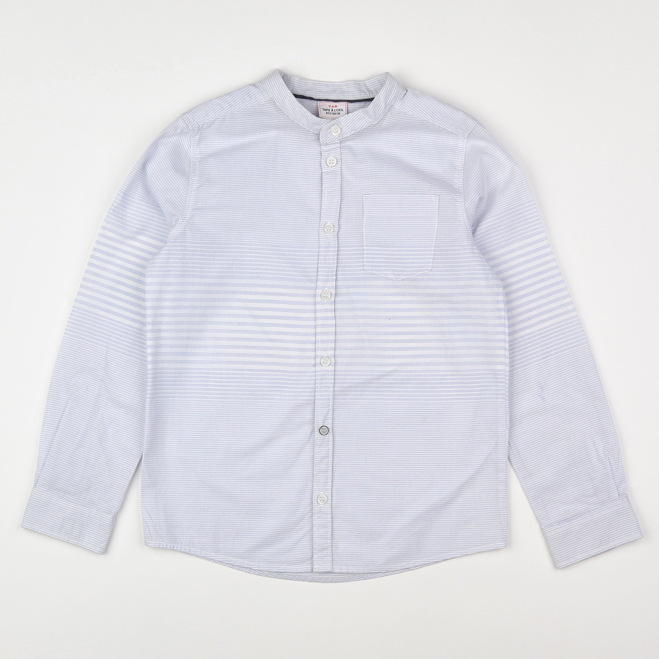 Tape à l'oeil - chemise bleu - 8 ans
