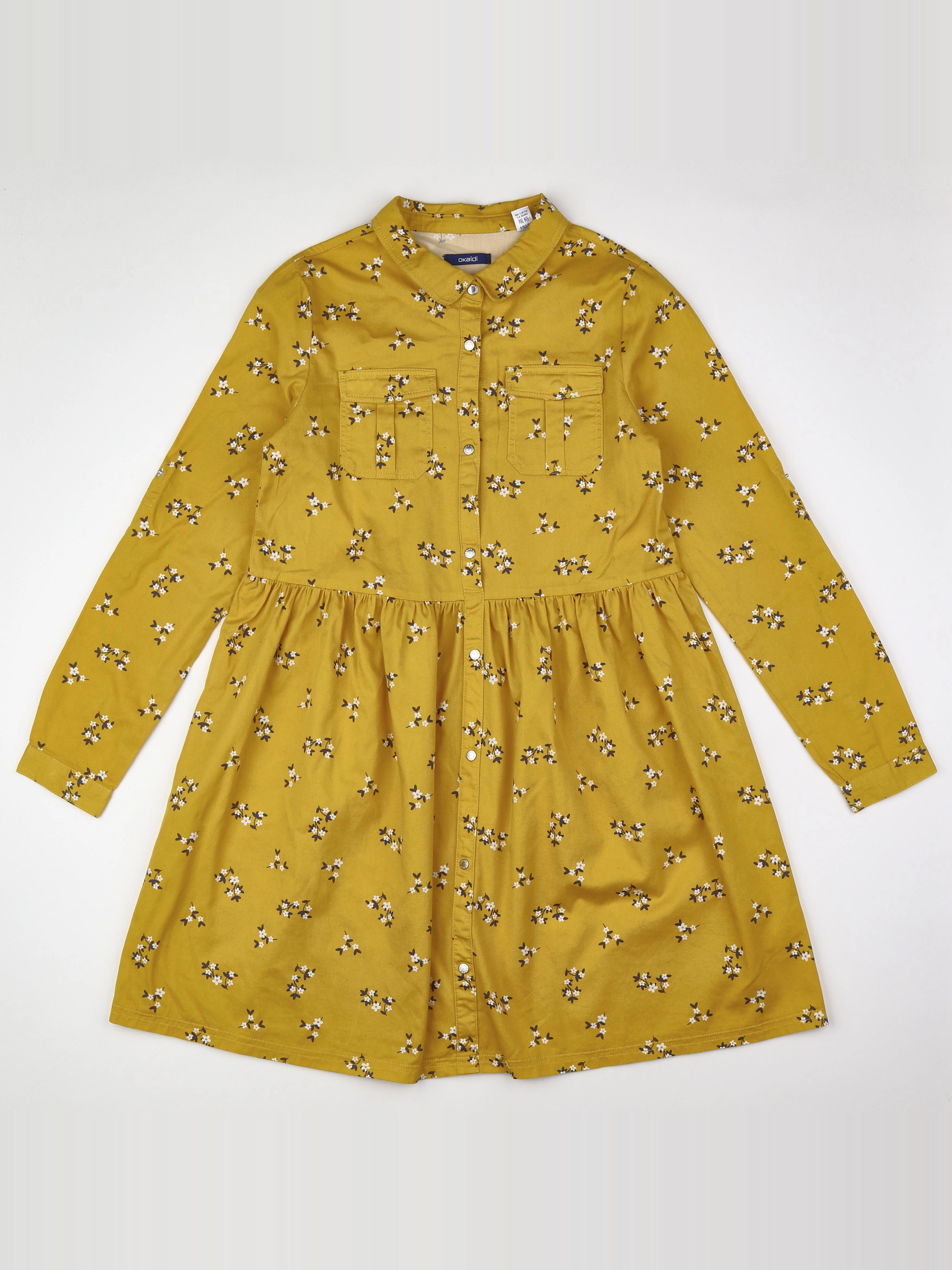 Okaidi - robe jaune - 12 ans