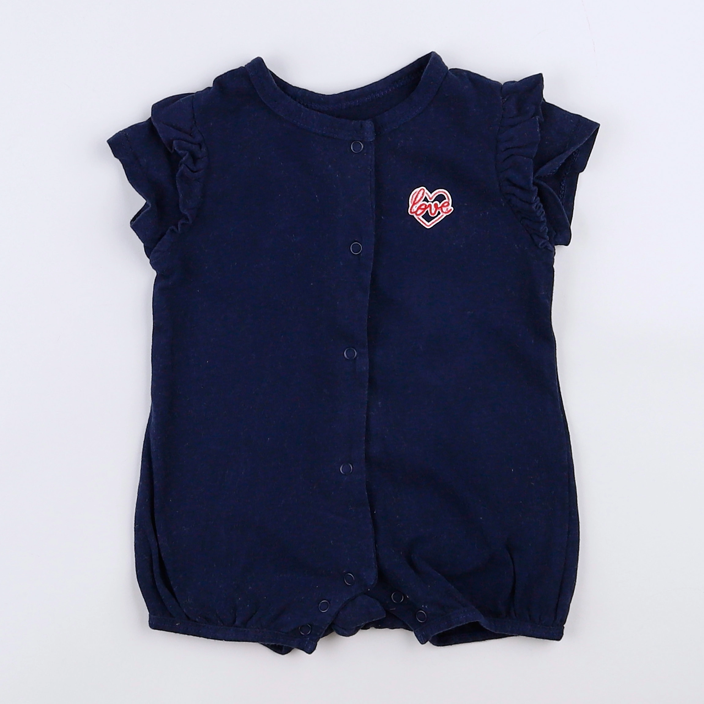 Vertbaudet - combinaison bleu - 3 mois