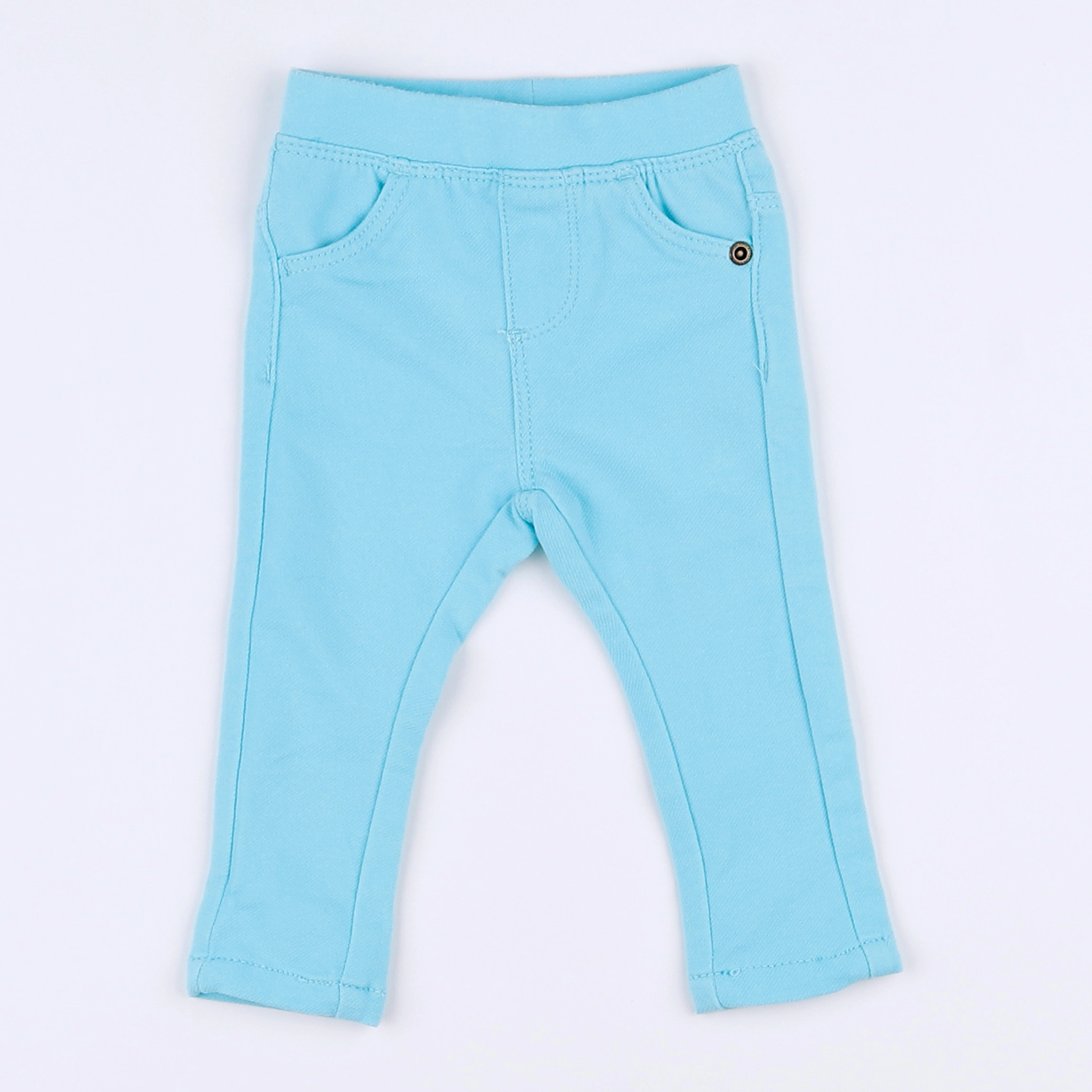 Vertbaudet - jegging bleu - 3 mois