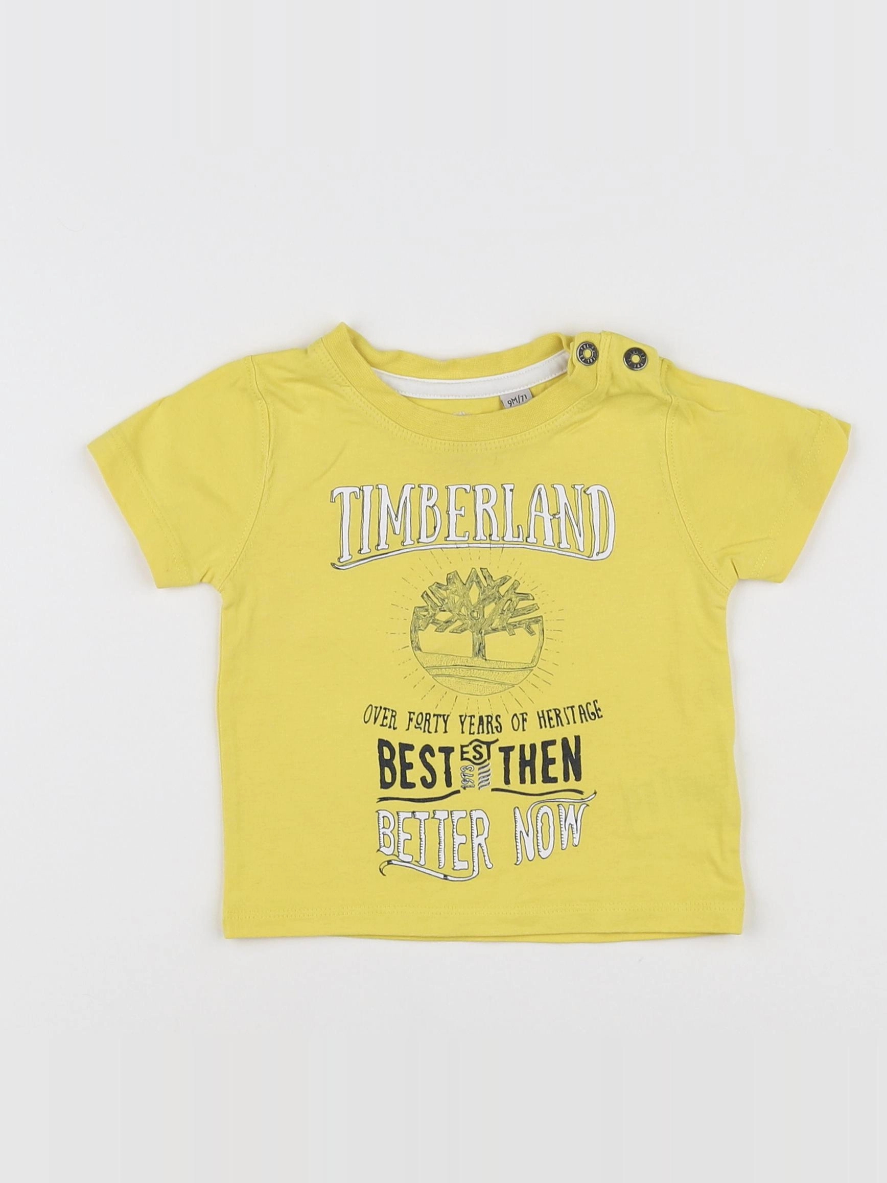 Timberland - tee-shirt jaune - 9 mois