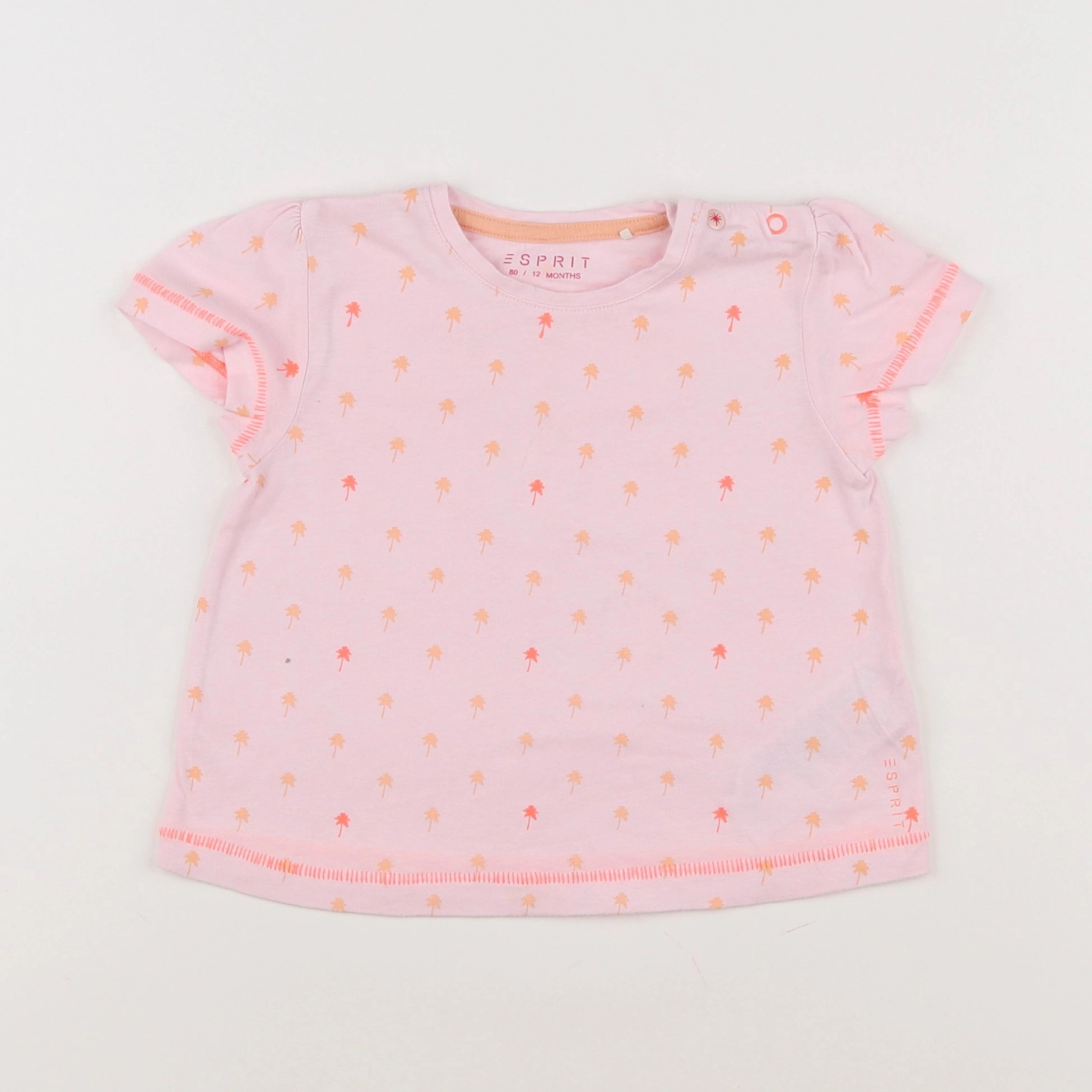 Esprit - tee-shirt rose - 12 mois