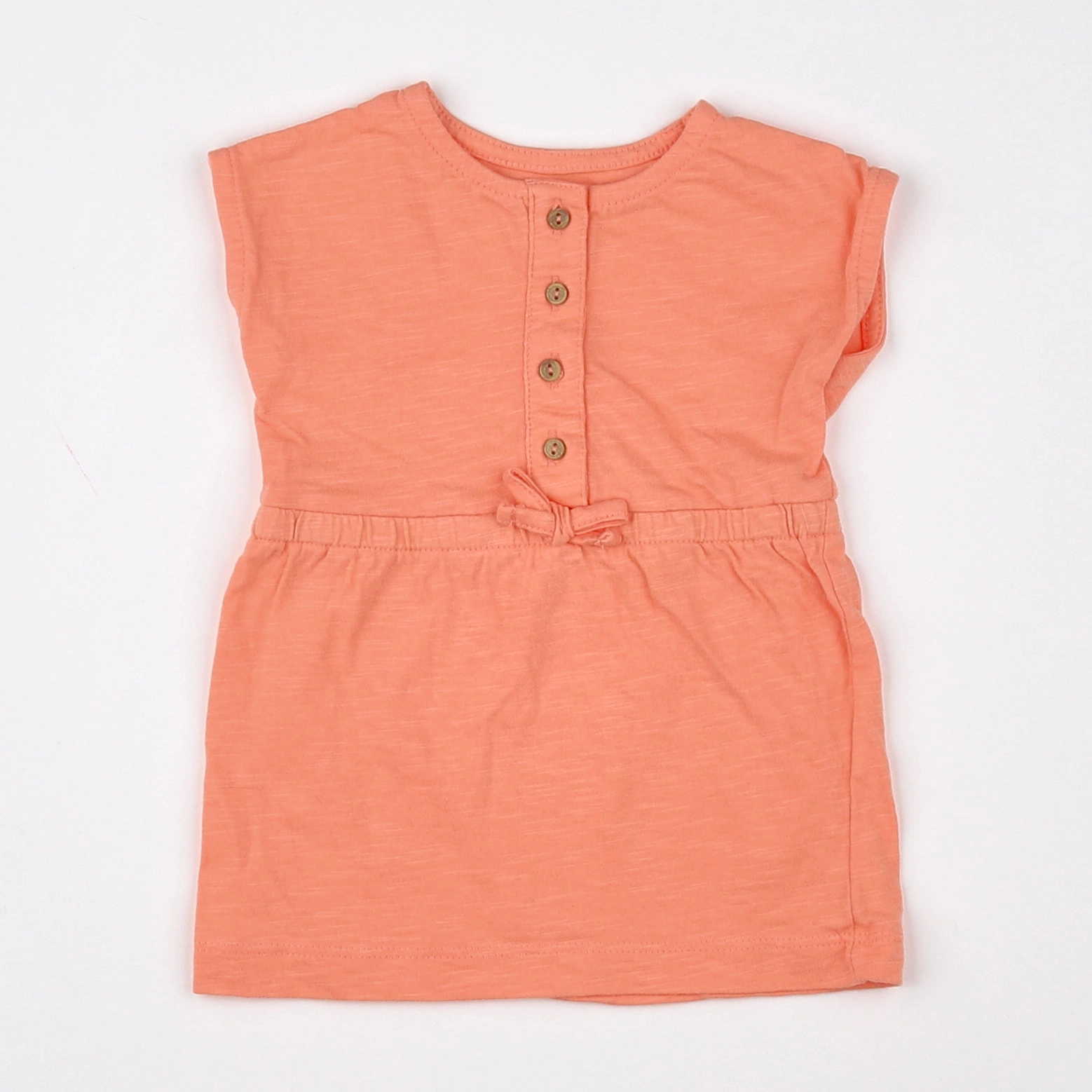 Vertbaudet - robe orange - 3 mois