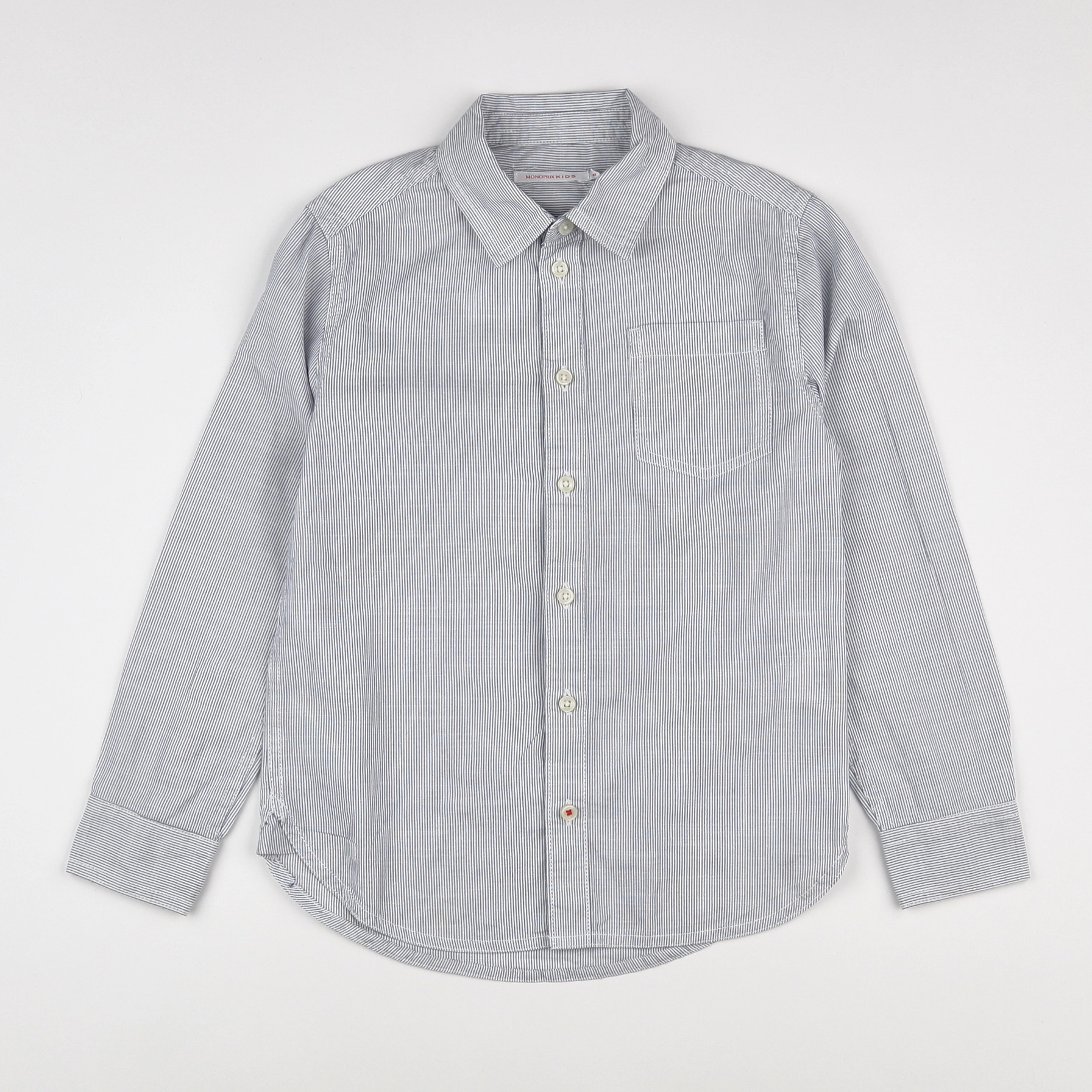 Monoprix - chemise bleu - 8 ans