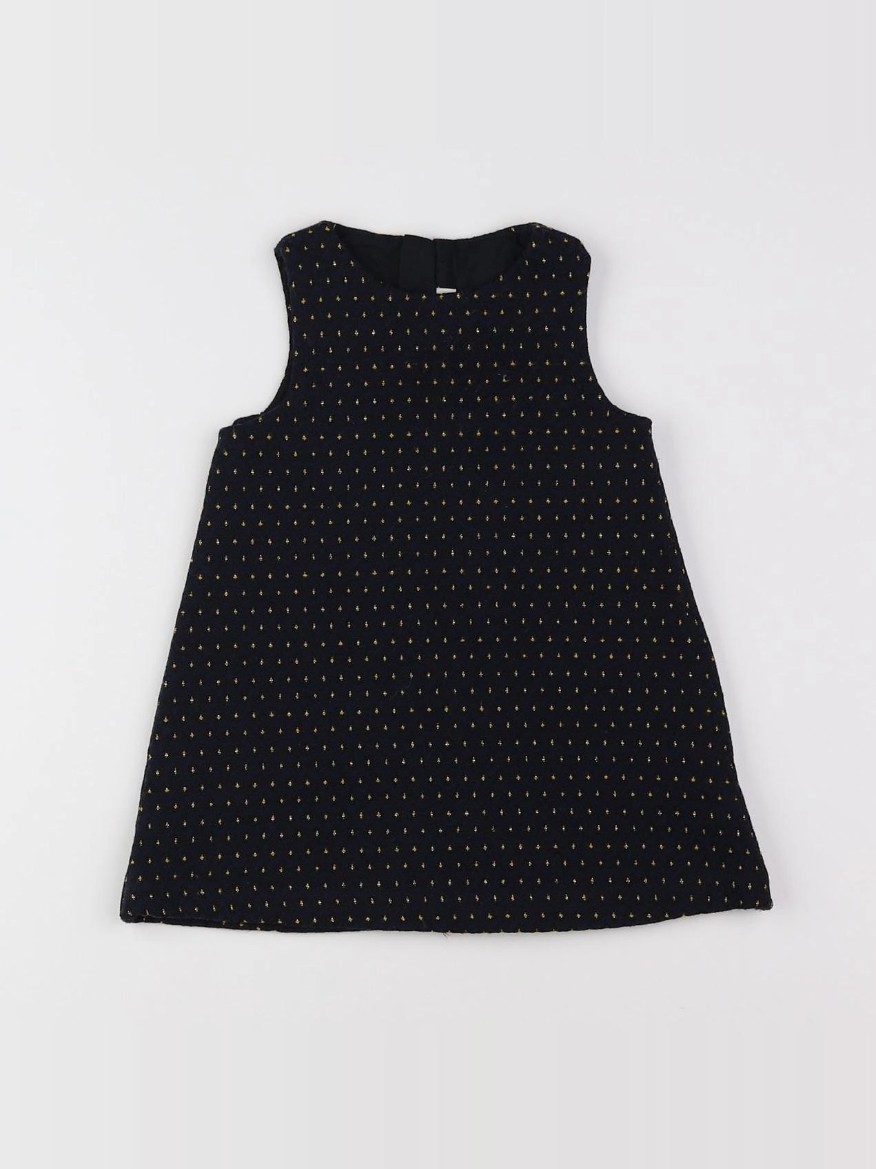 Natalys - robe bleu, or - 12 mois