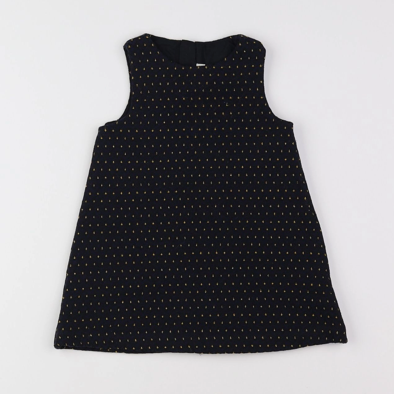 Natalys - robe bleu, or - 12 mois