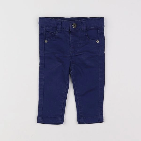 Tape à l'oeil - pantalon bleu - 3 mois
