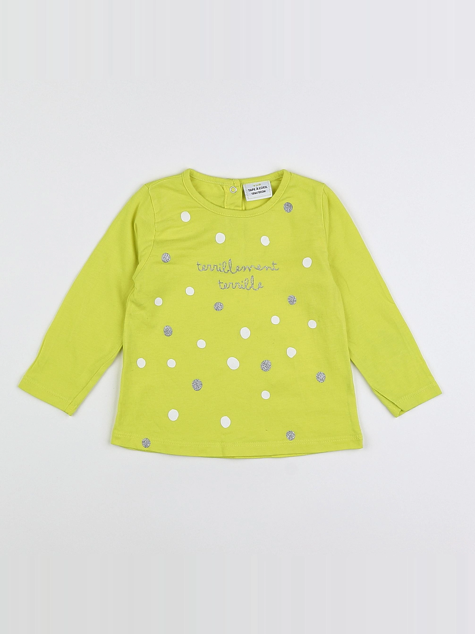 Tape à l'oeil - tee-shirt vert - 18 mois