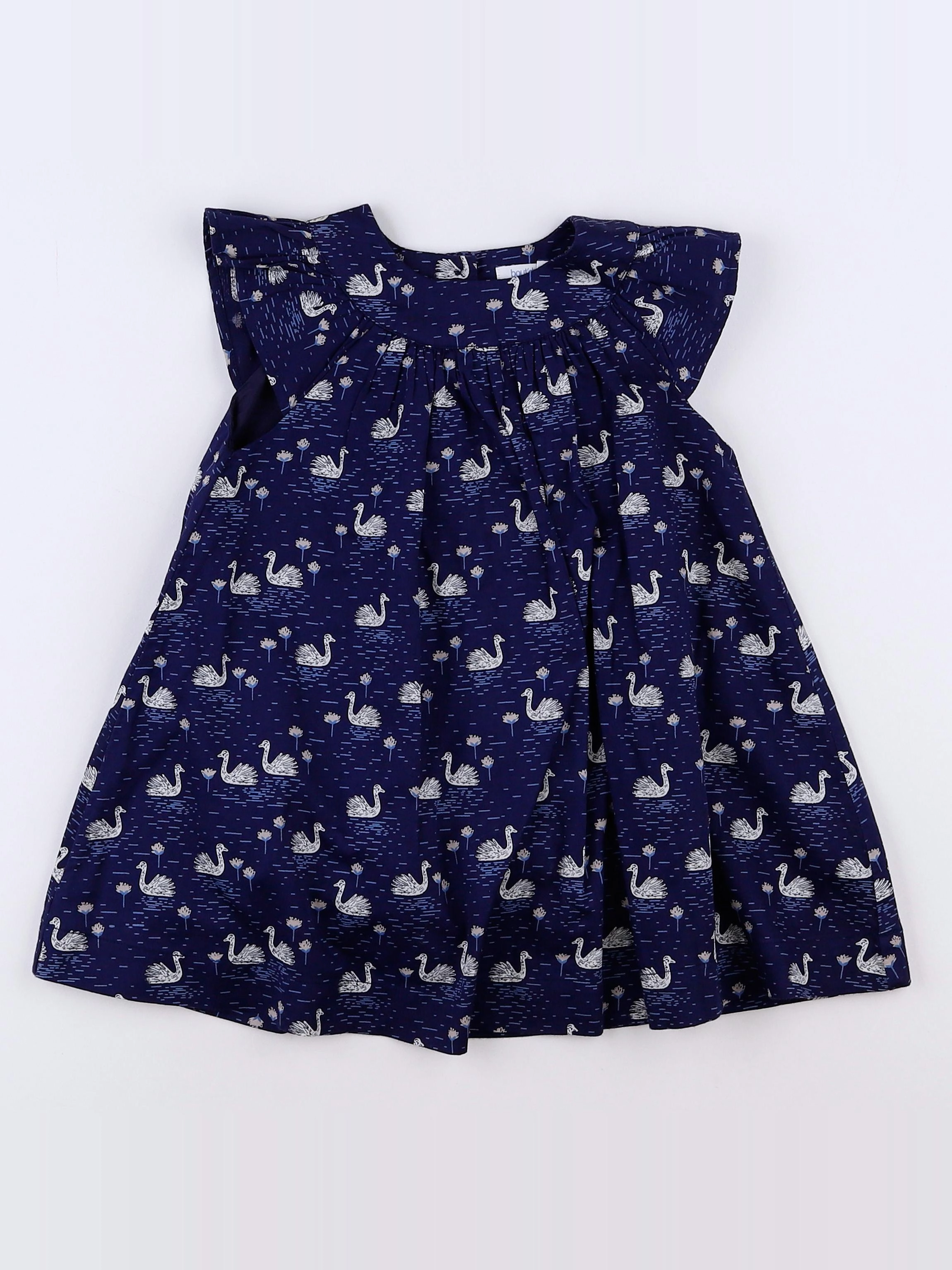 Boutchou - robe bleu - 12 mois