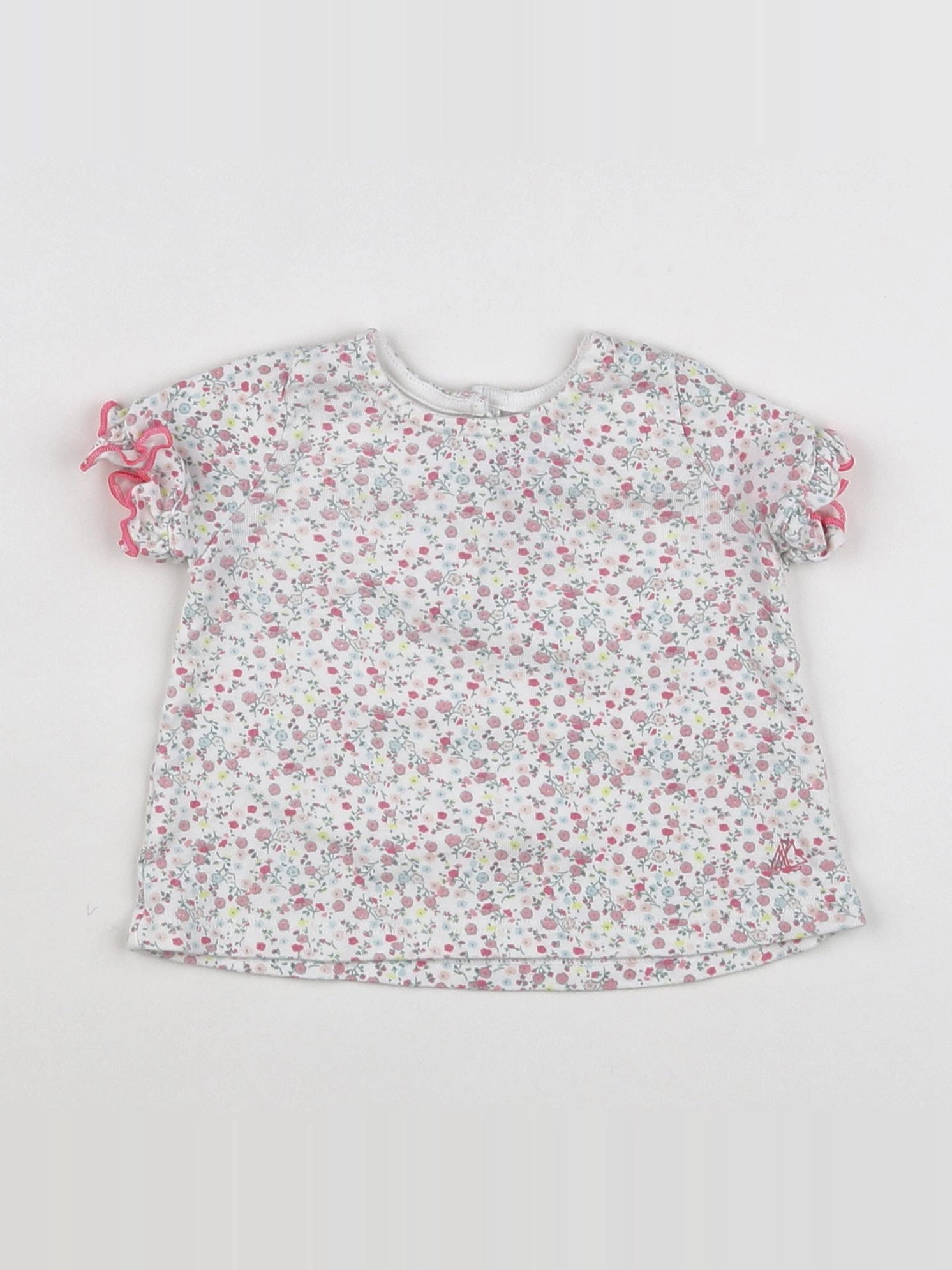 Petit Bateau - tee-shirt multicolore - 6 mois