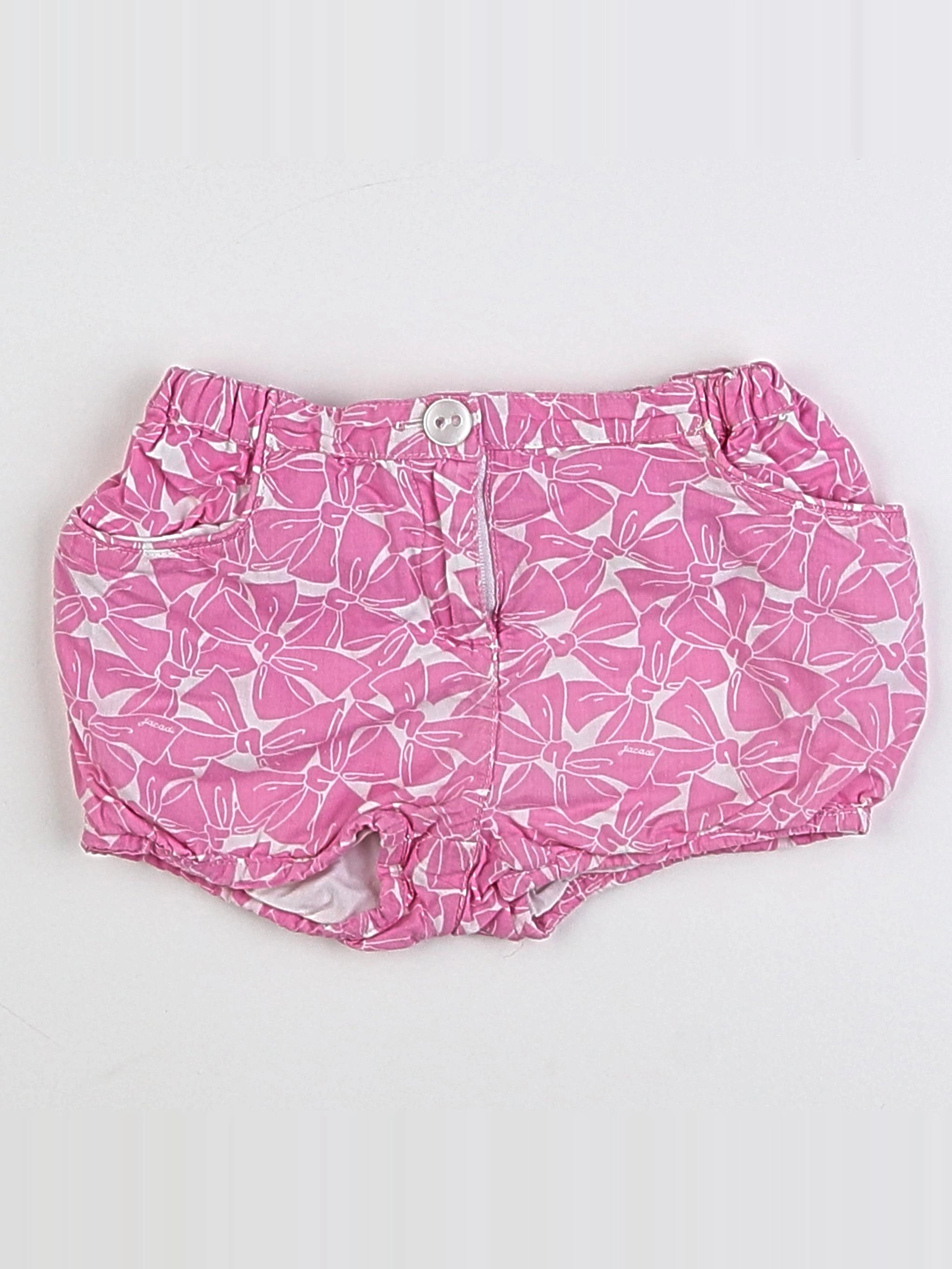 Jacadi - short rose - 12 mois