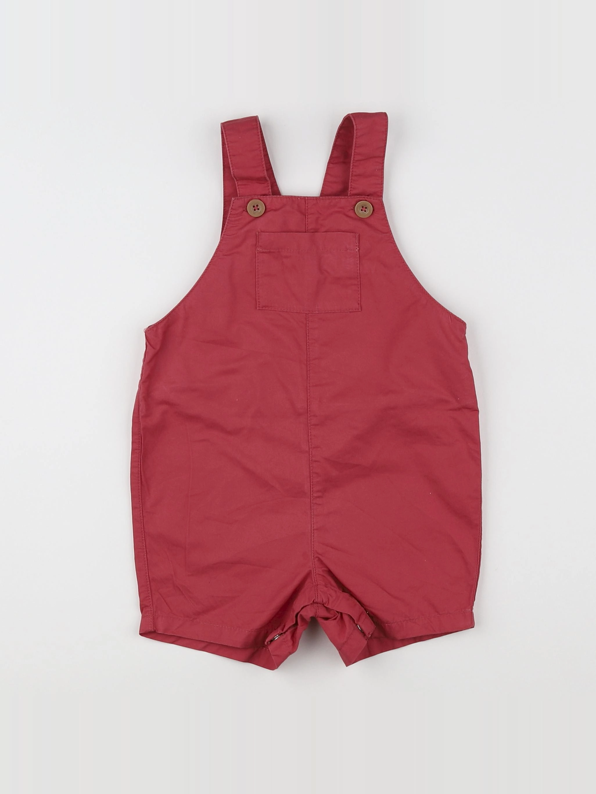 Petit Bateau - salopette rouge - 12 mois