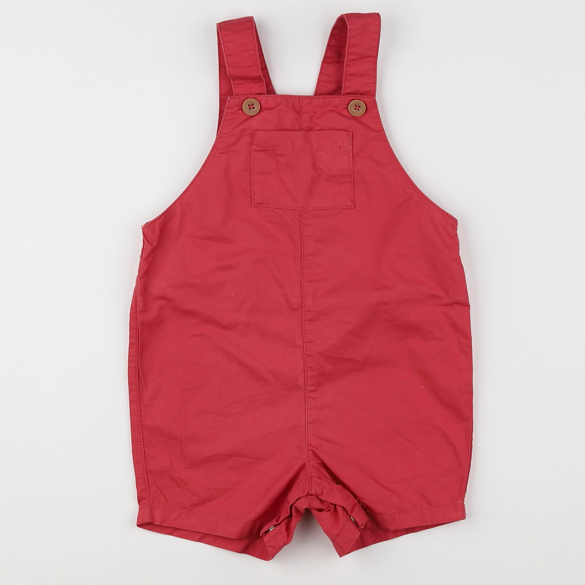 Petit Bateau - salopette rouge - 12 mois