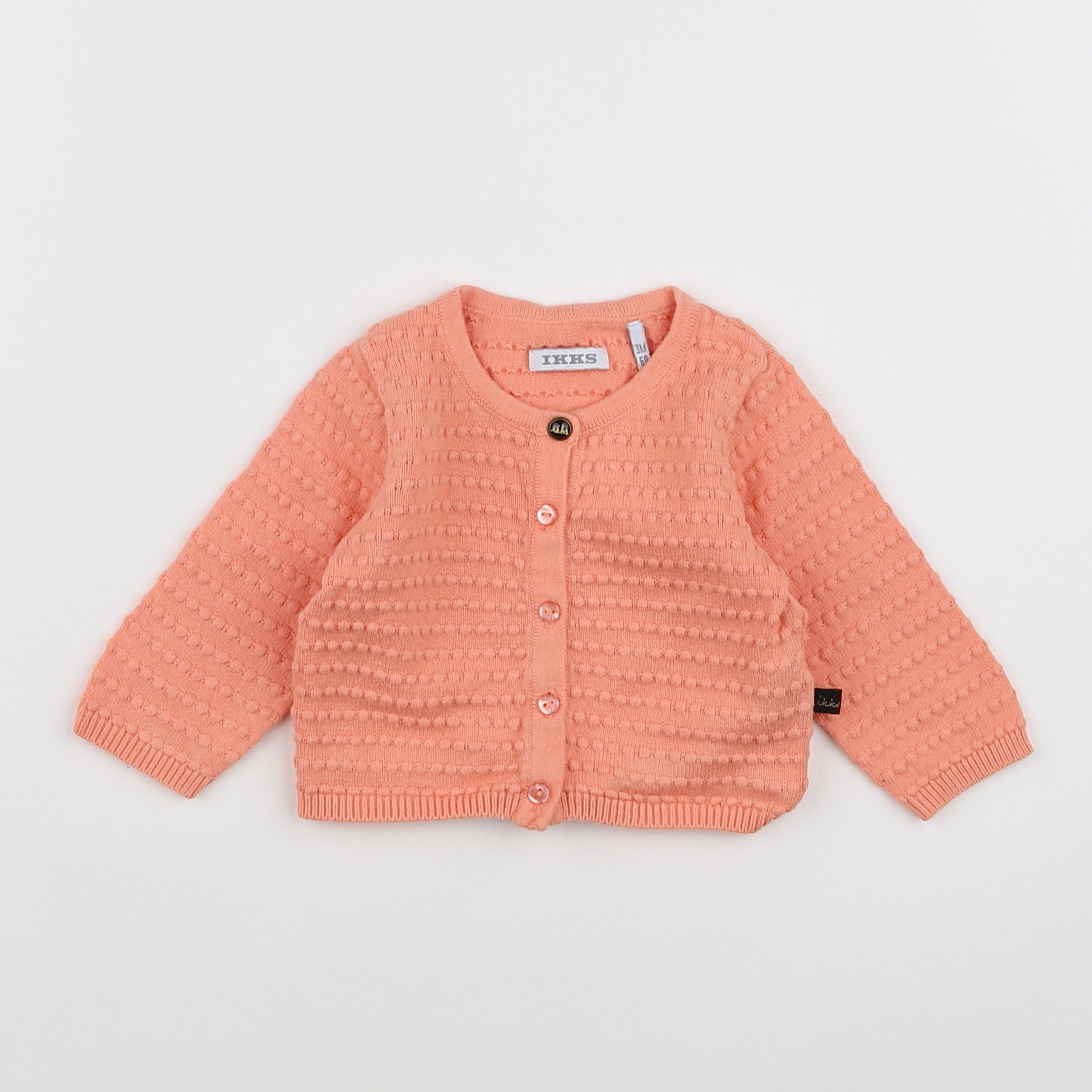 IKKS - gilet orange - 3 mois