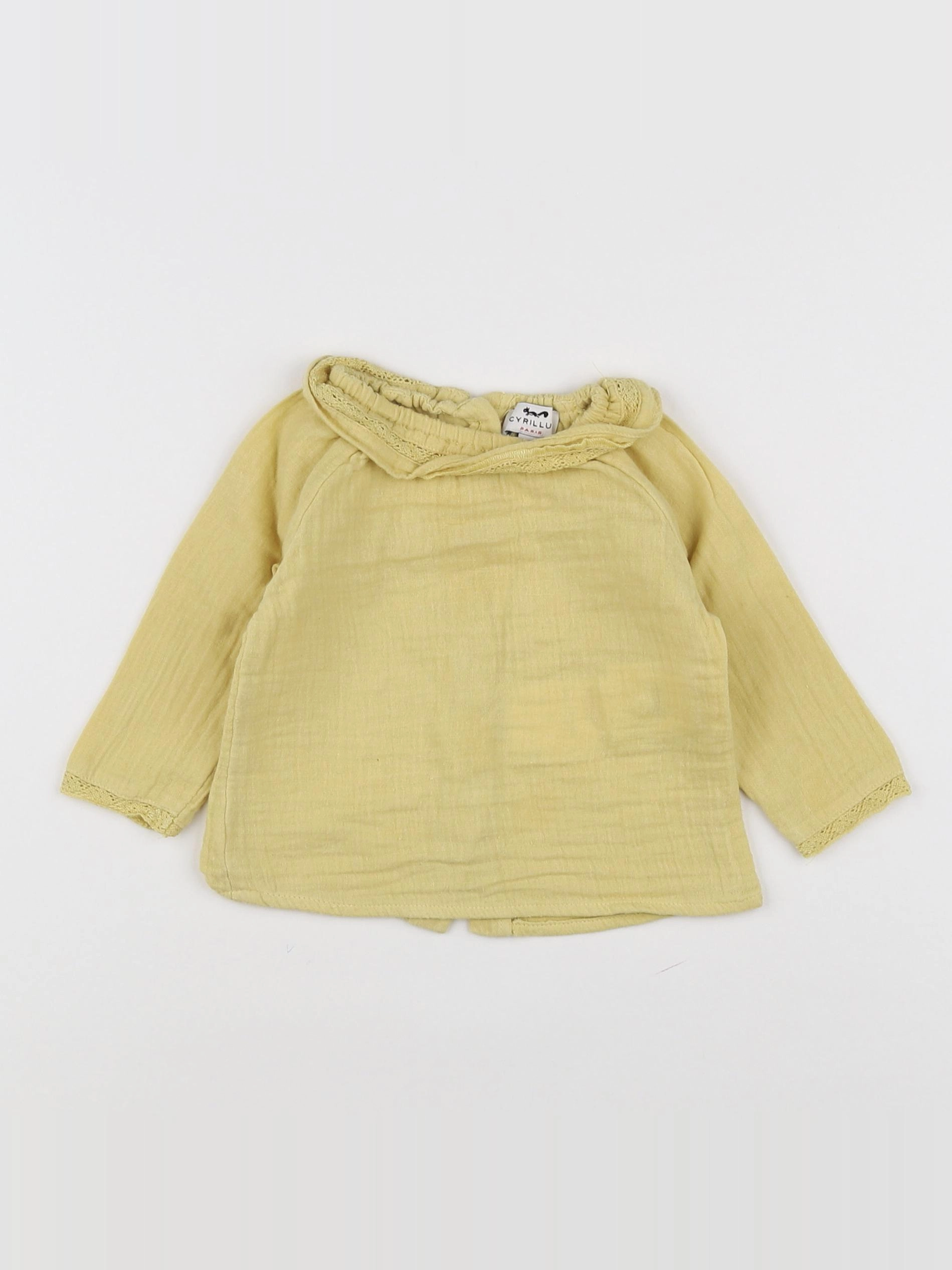Cyrillus - blouse jaune - 3 mois