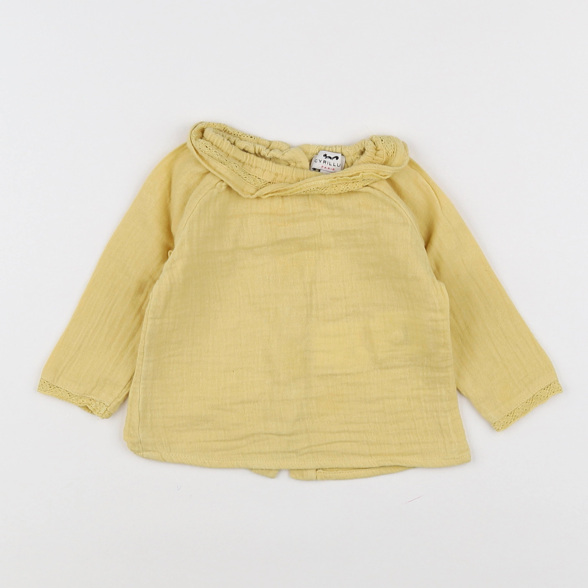 Cyrillus - blouse jaune - 3 mois