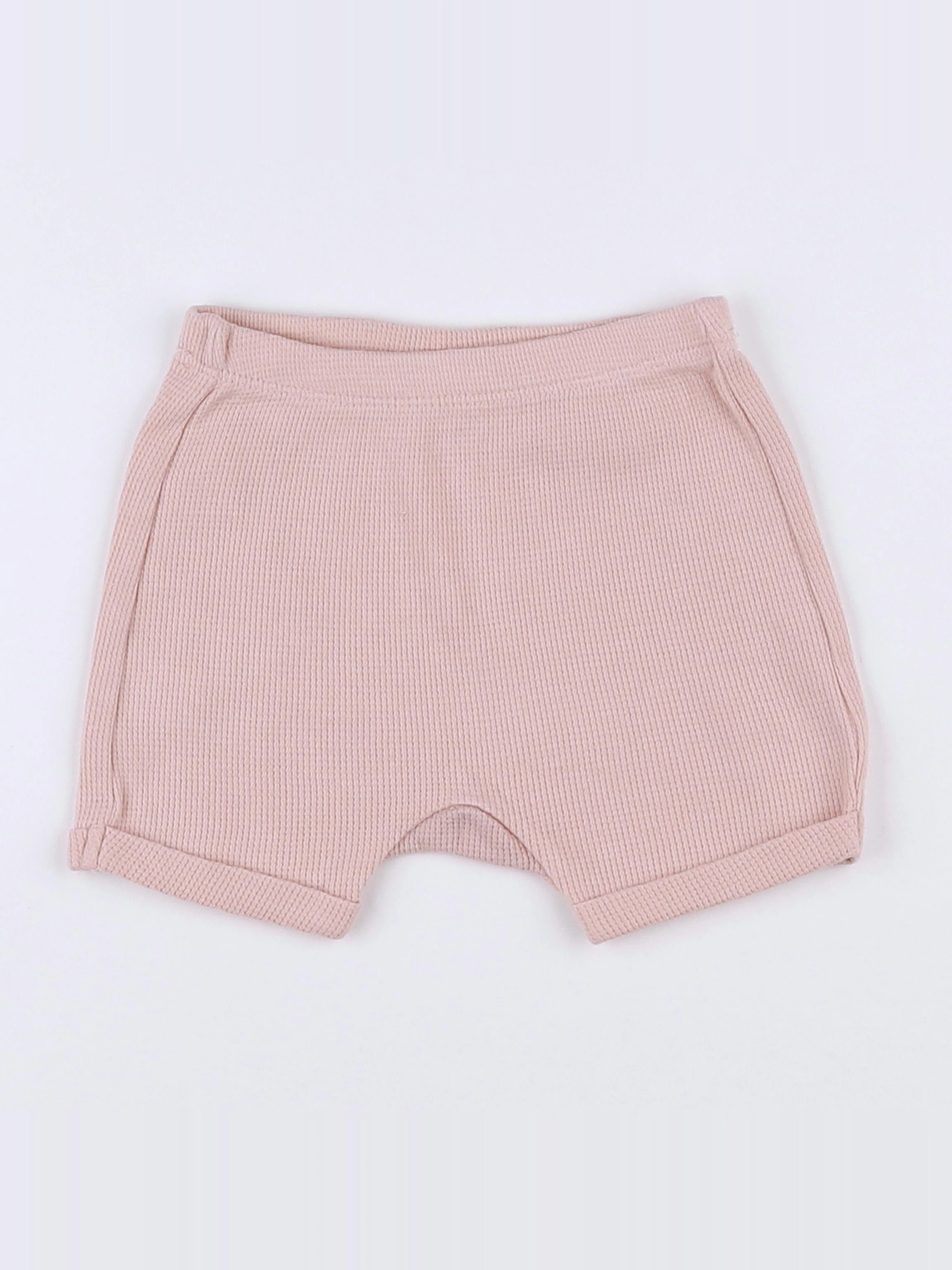 H&M - short rose - 2/4 mois