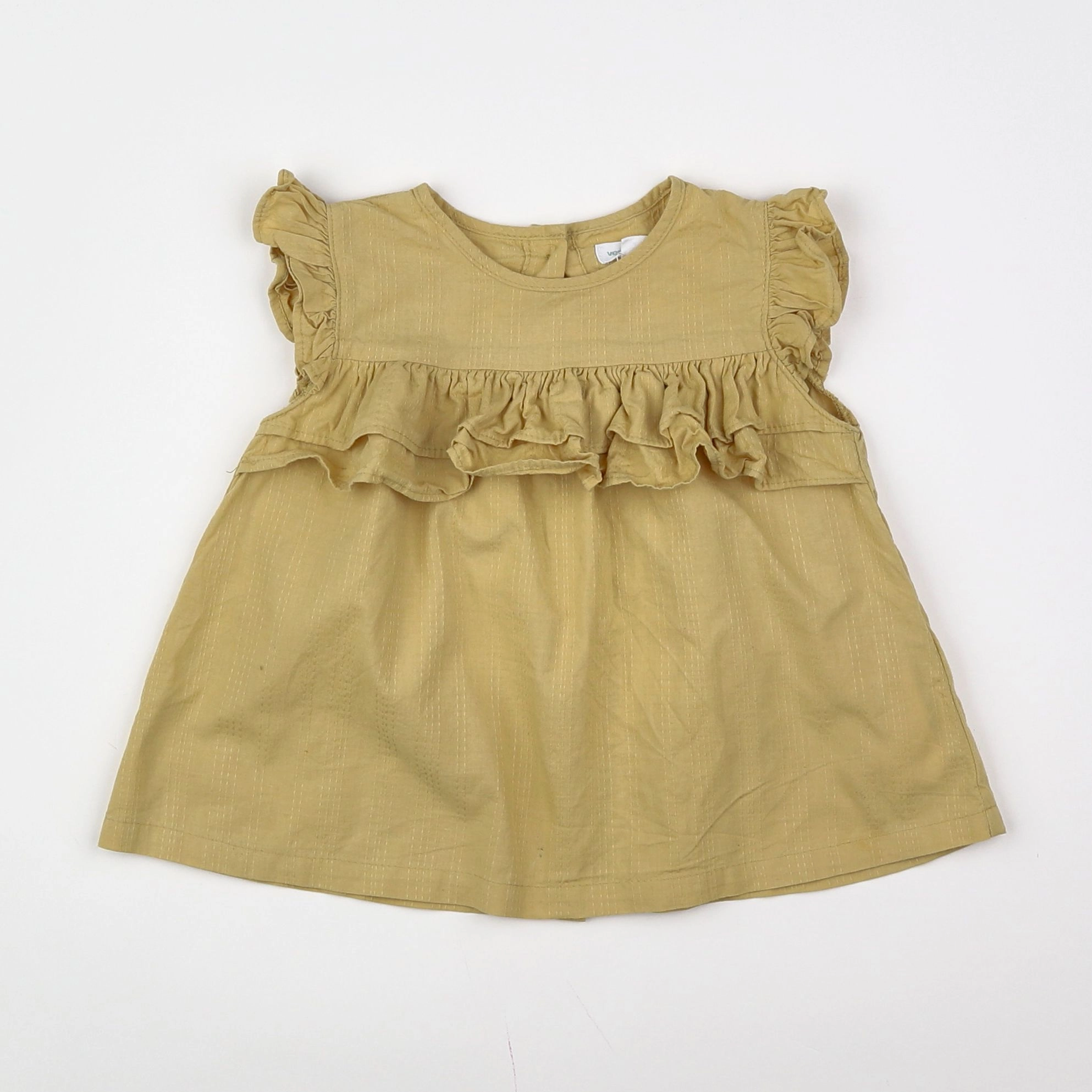Vertbaudet - blouse jaune - 18 mois