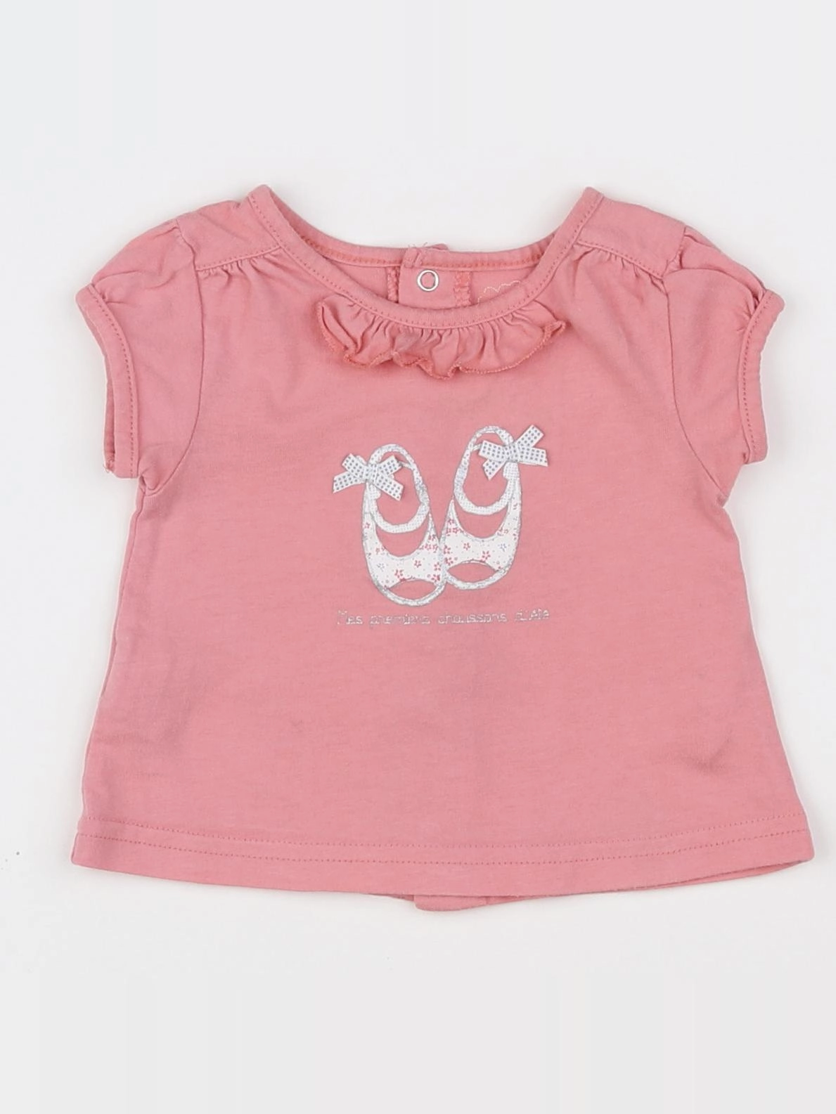 Tape à l'oeil - tee-shirt rose - 3 mois