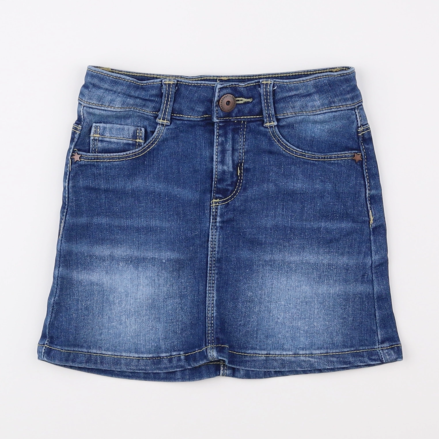 Vertbaudet - jupe bleu - 4 ans