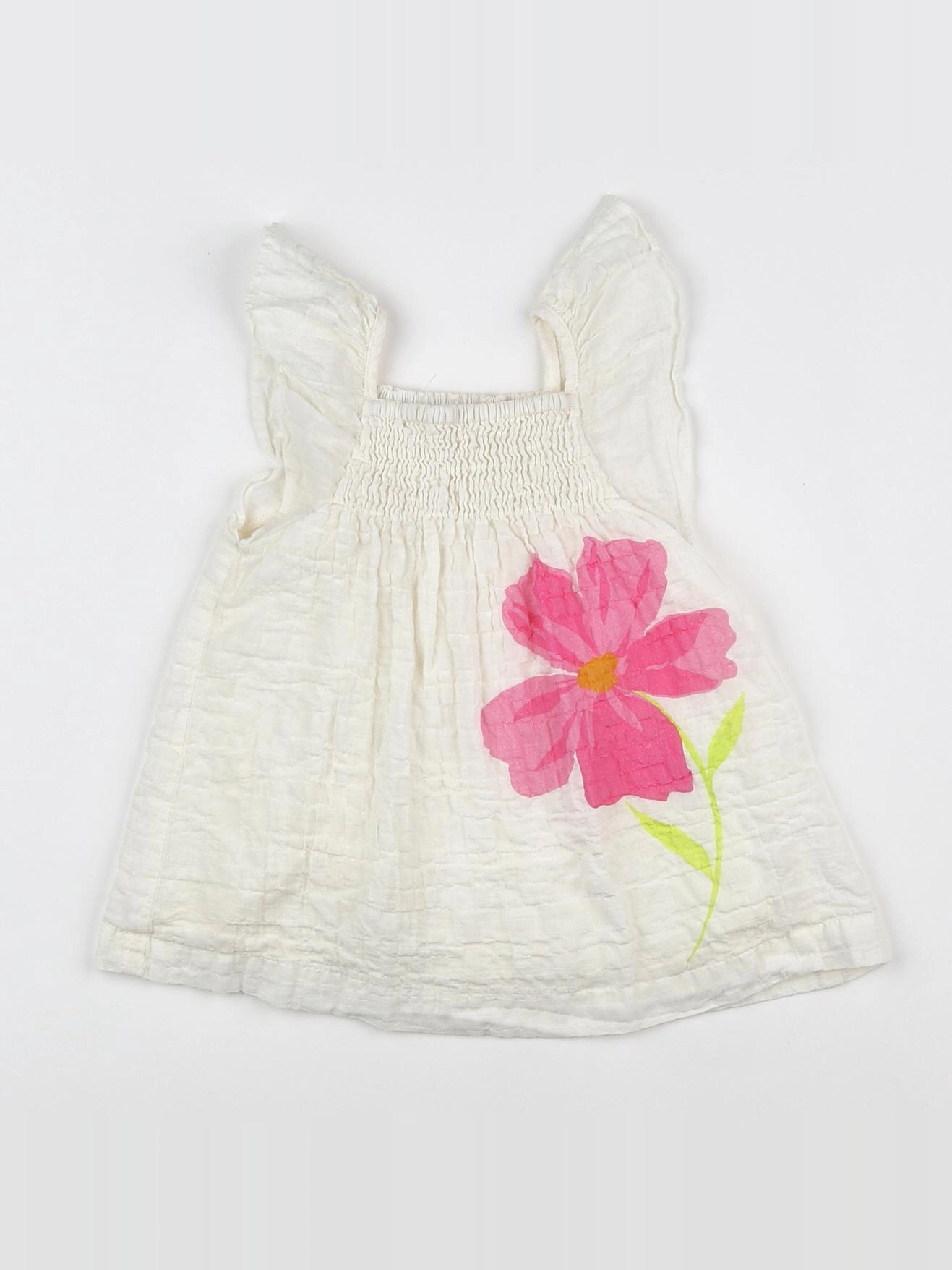 Zara - robe blanc - 9 mois
