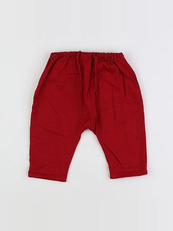 Boutchou - sarouel doublé rouge - 6 mois