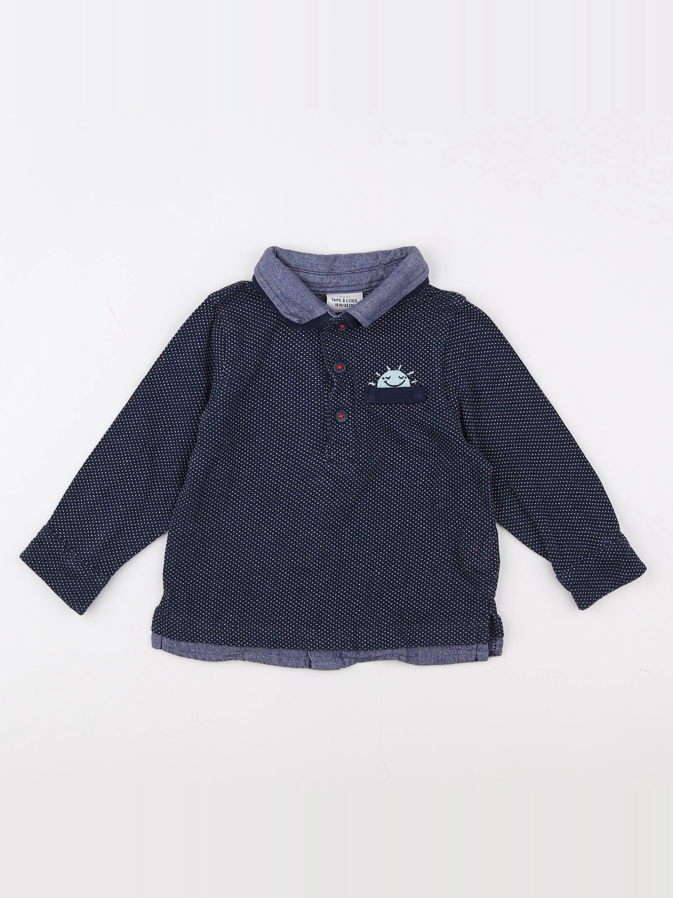 Tape à l'oeil - chemise bleu - 18 mois