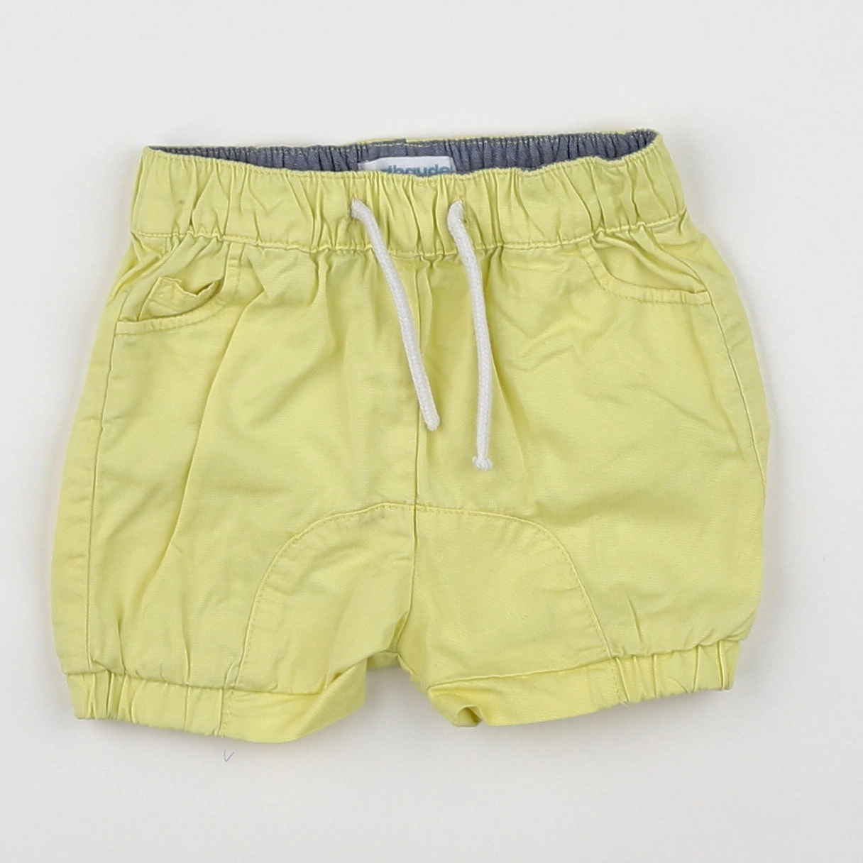 Vertbaudet - short jaune - 9 mois