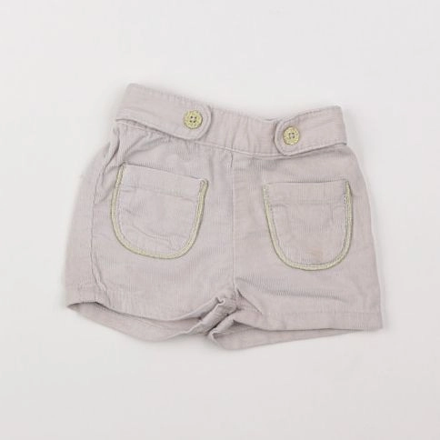 Vertbaudet - short gris - 3 mois