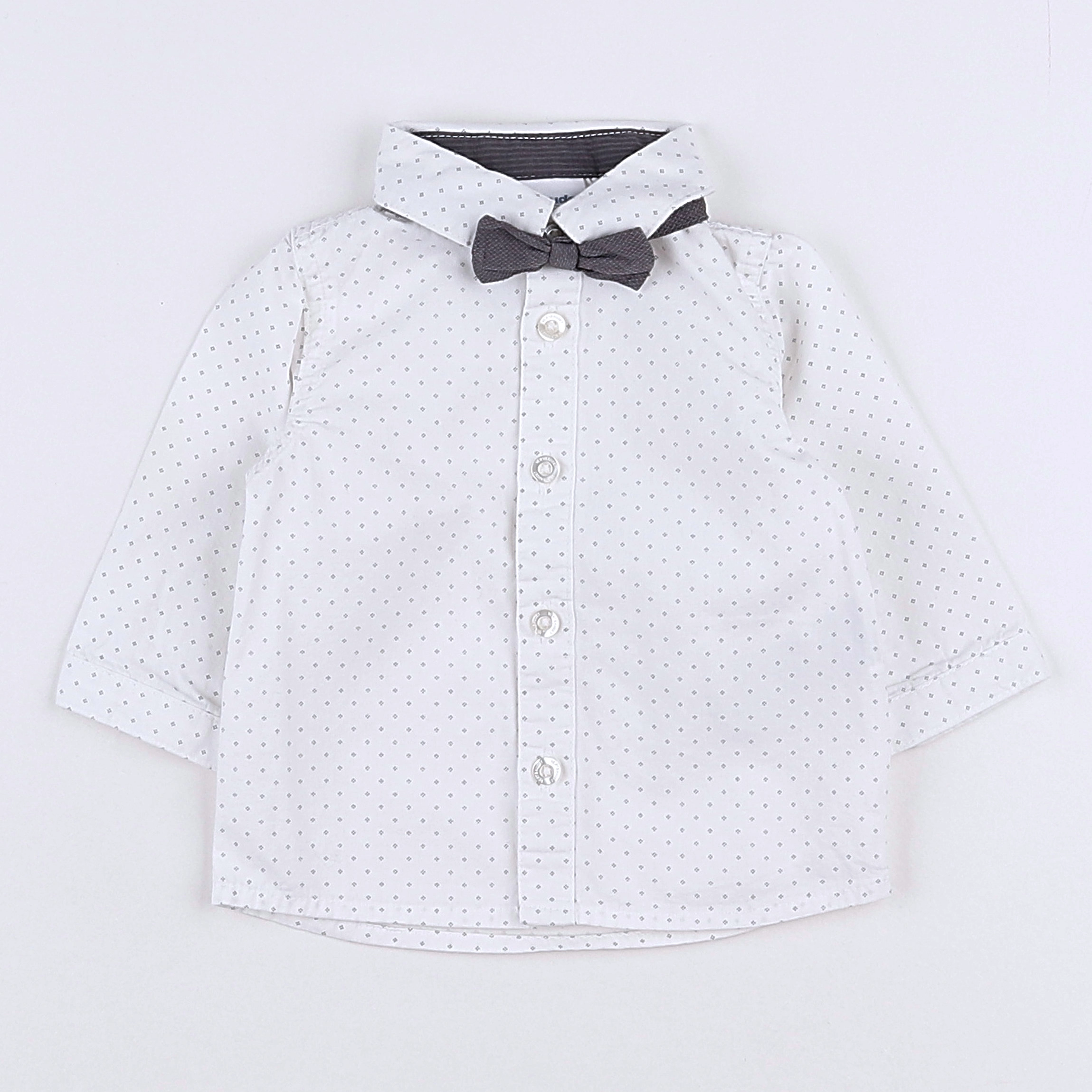 Vertbaudet - chemise blanc - 3 mois