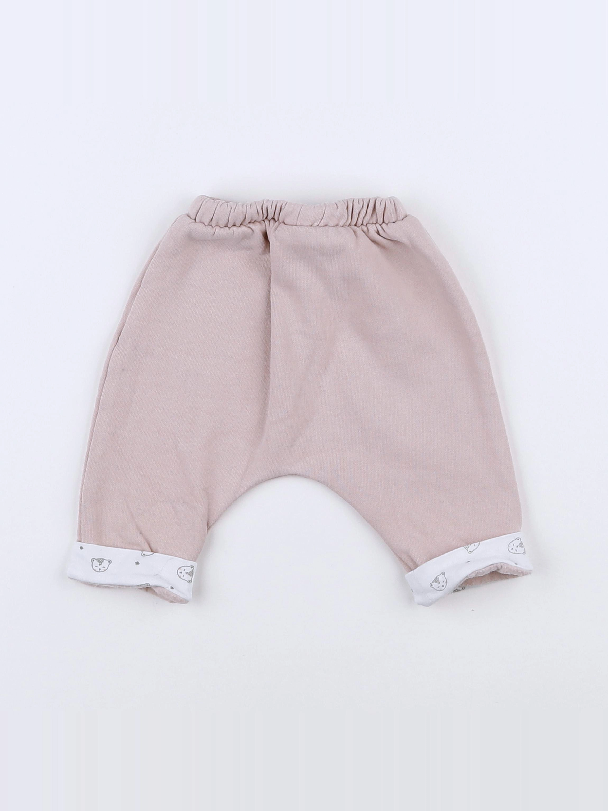 Vertbaudet - sarouel rose - 1 mois