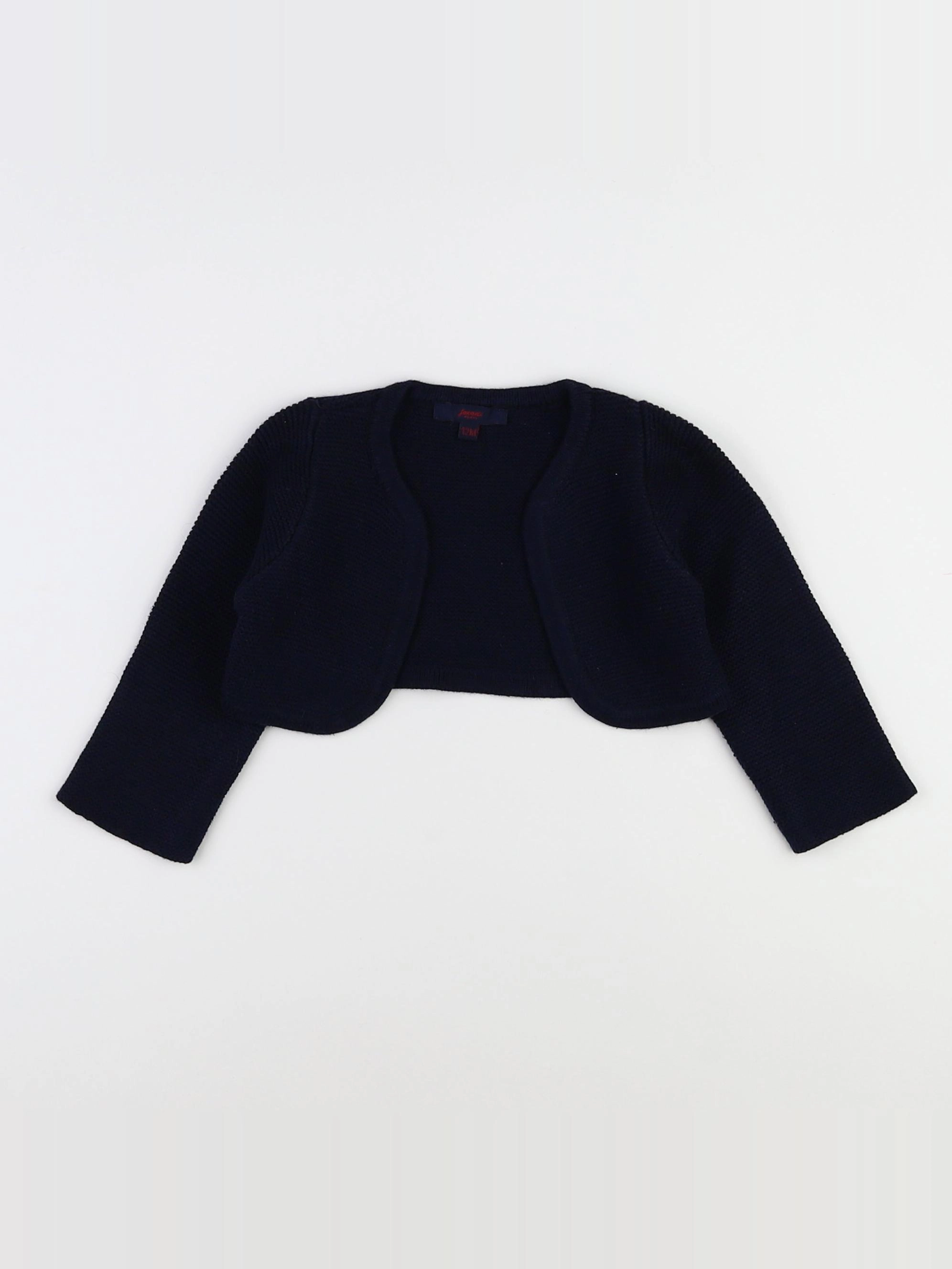 Jacadi - gilet bleu - 12 mois