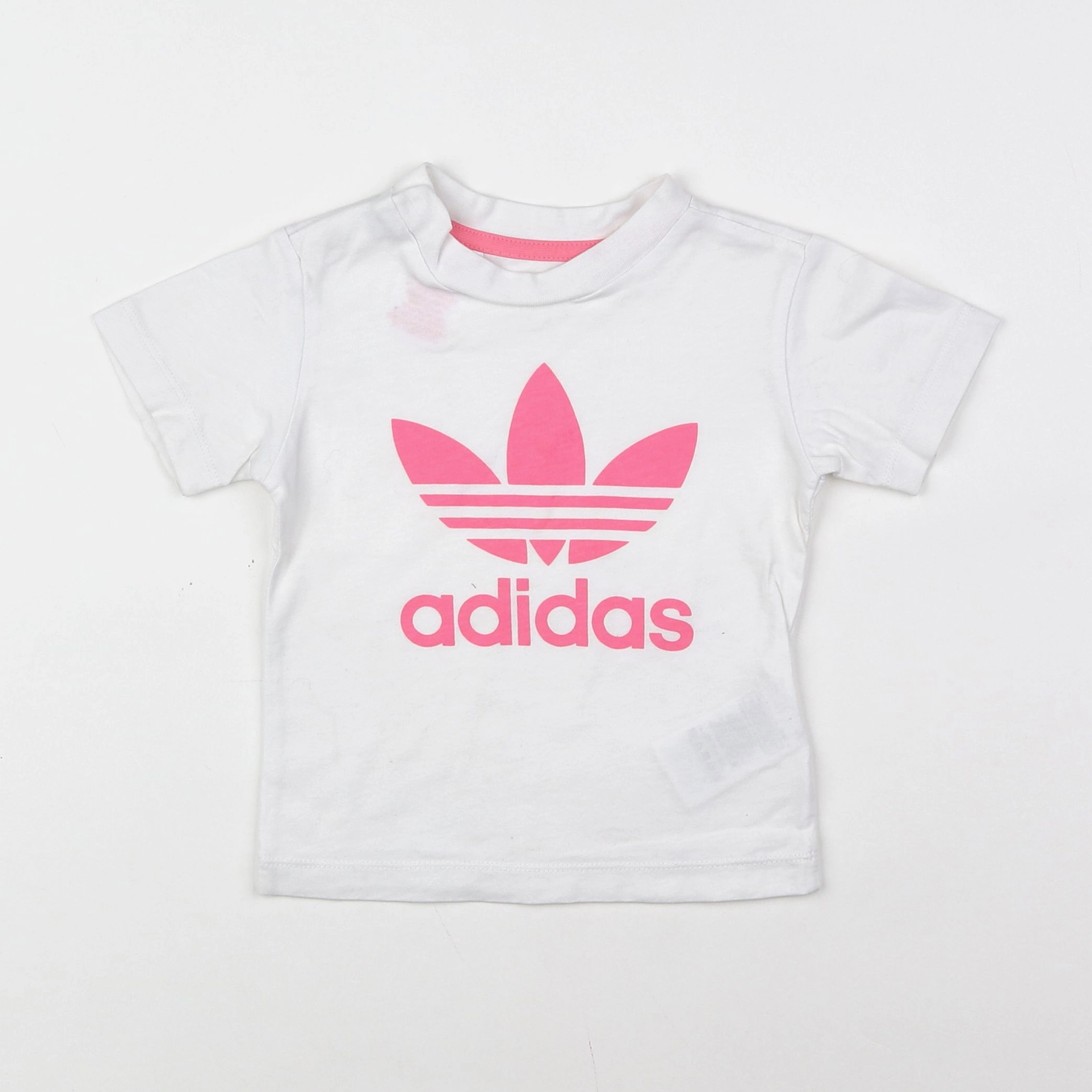 Adidas - tee-shirt blanc - 12/18 mois