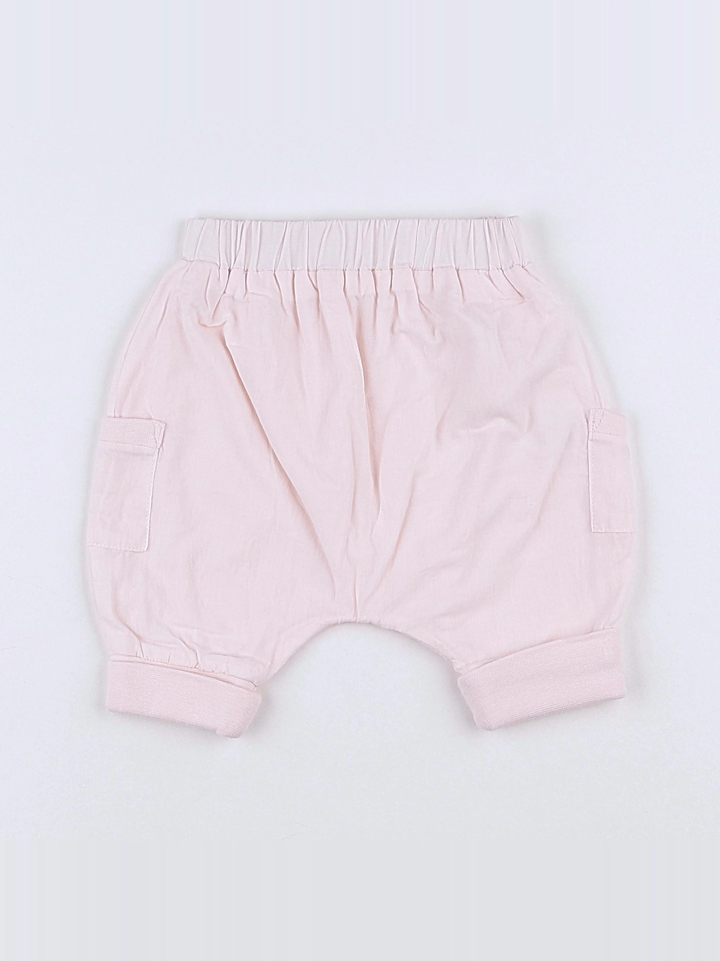 Boutchou - sarouel rose - 3 mois