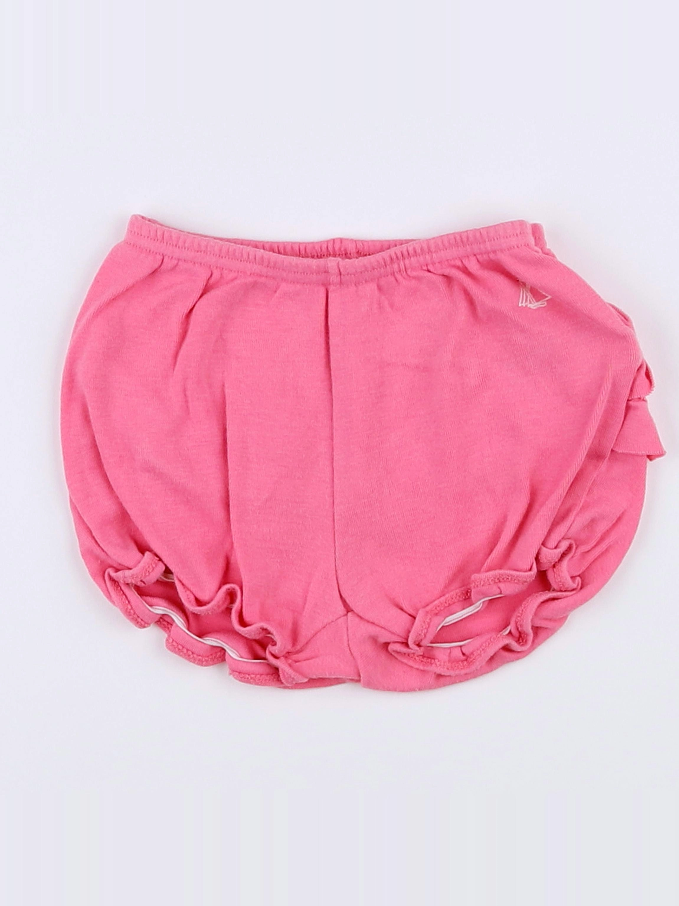 Petit Bateau - bloomer rose - 3 mois