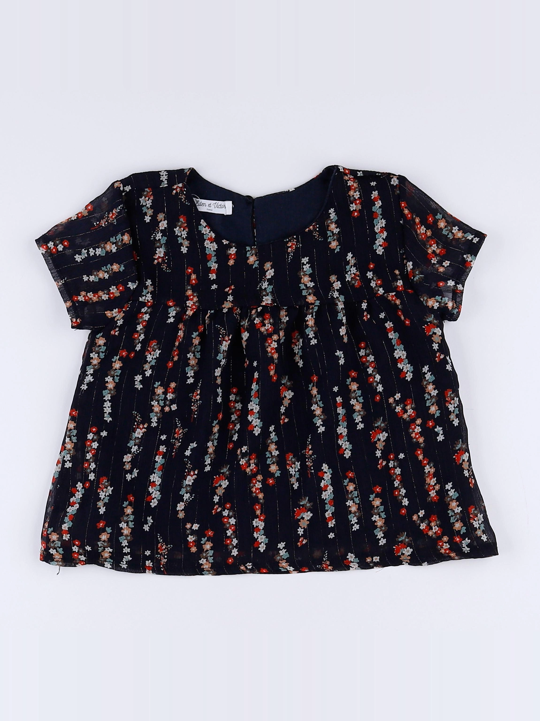 Eden & Victor - blouse noir - 18 mois