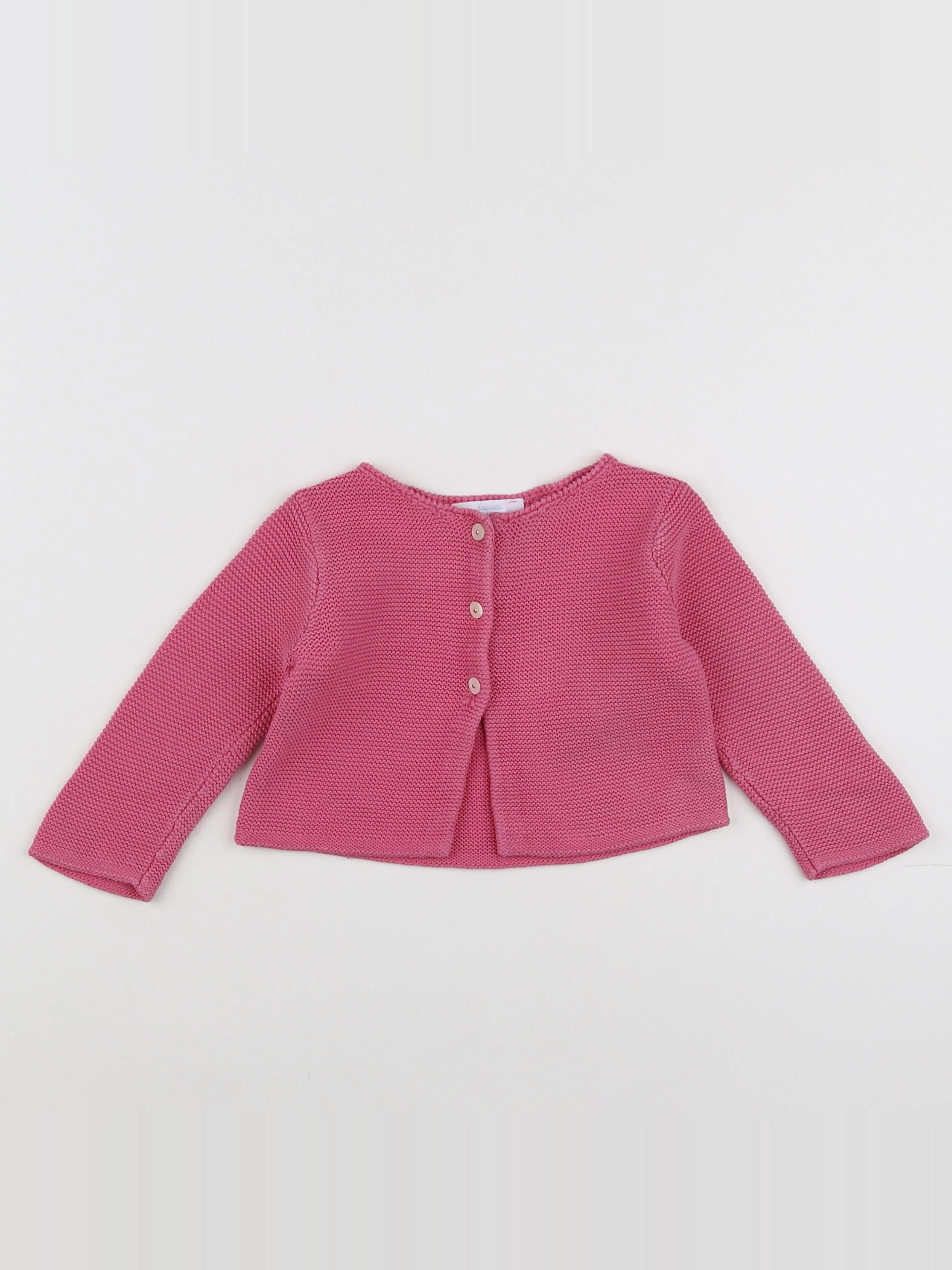 Jacadi - pull rose - 12 mois
