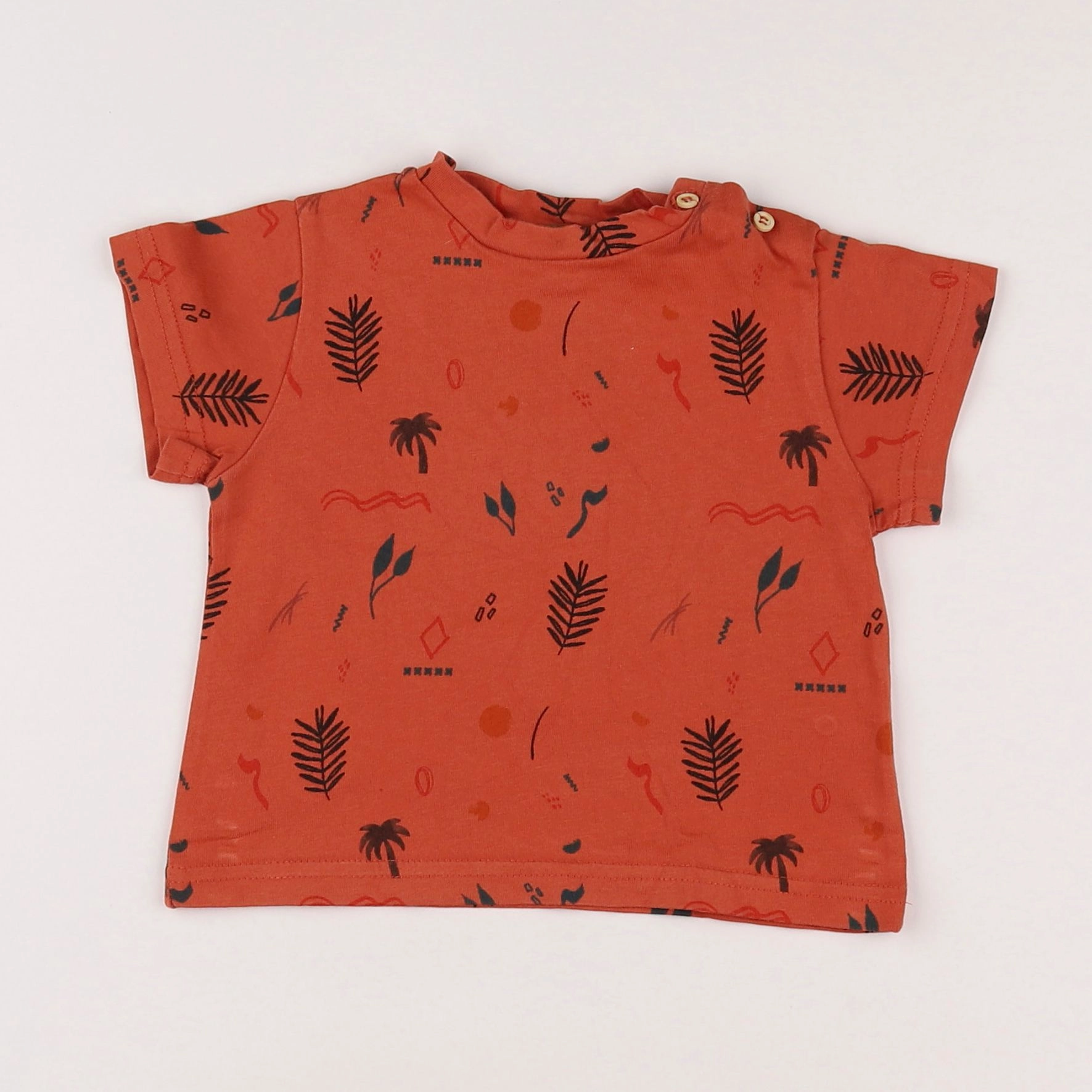 Eden & Victor - tee-shirt rouge - 6 mois