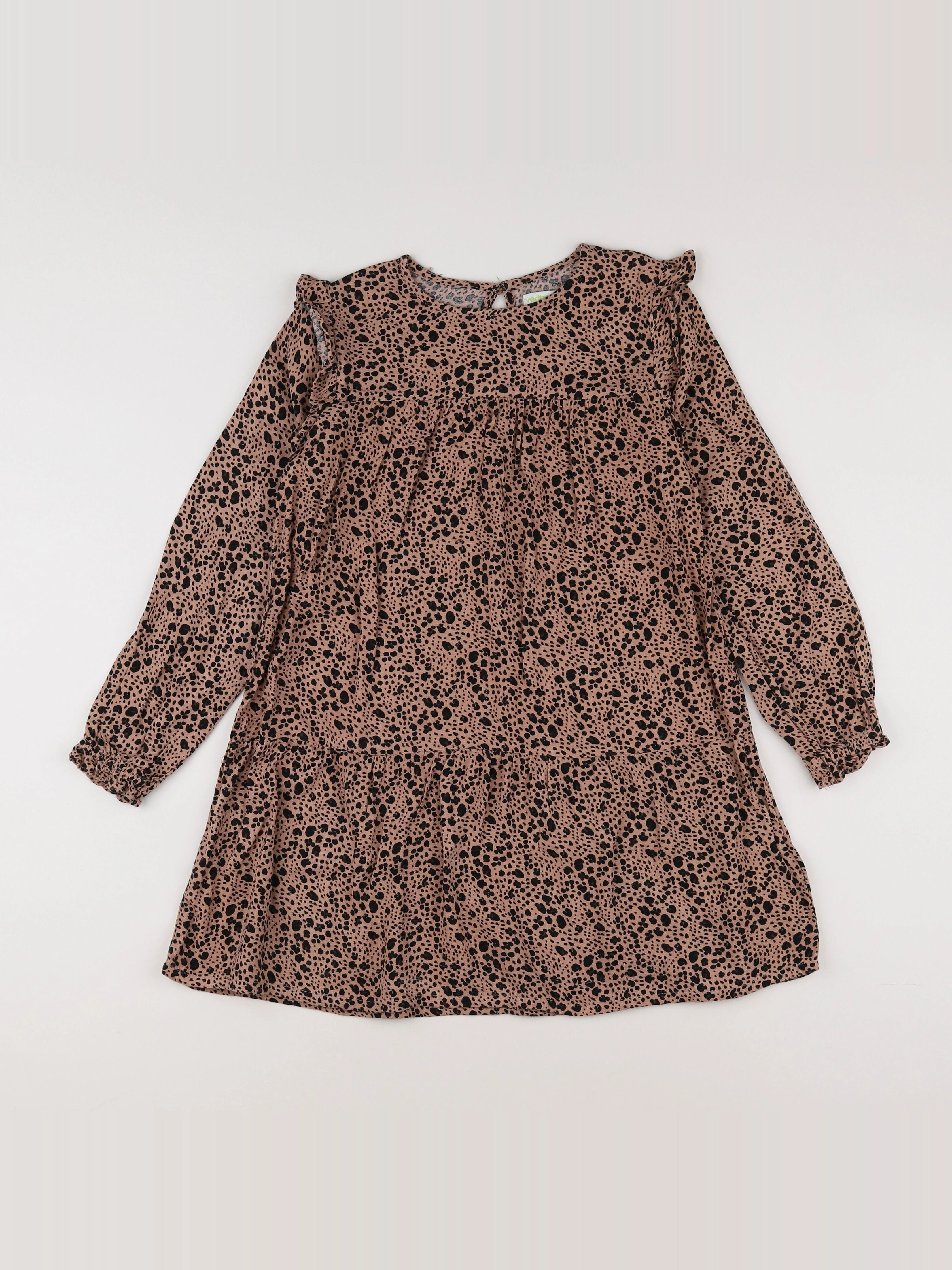 Vertbaudet - robe marron - 9 ans