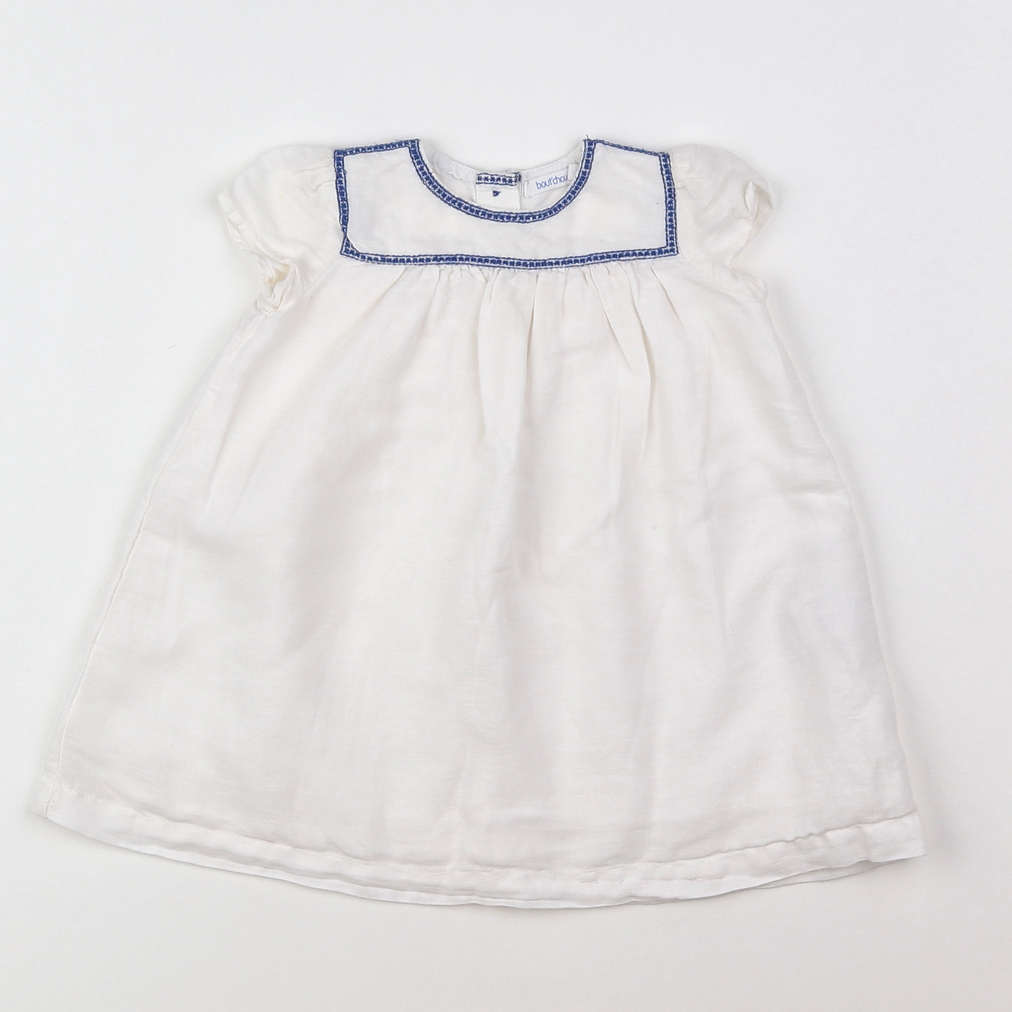 Boutchou - robe blanc - 9 mois