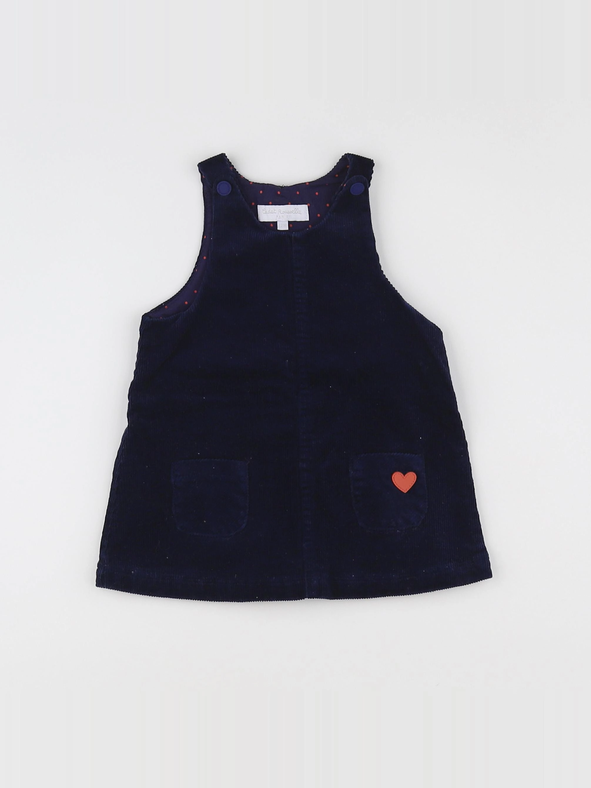 Cadet Rousselle - robe bleu - 12 mois