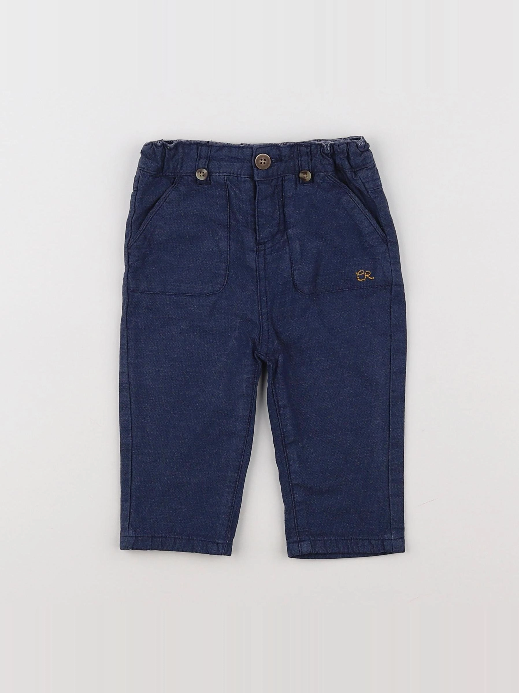 Cadet Rousselle - pantalon bleu - 6 mois
