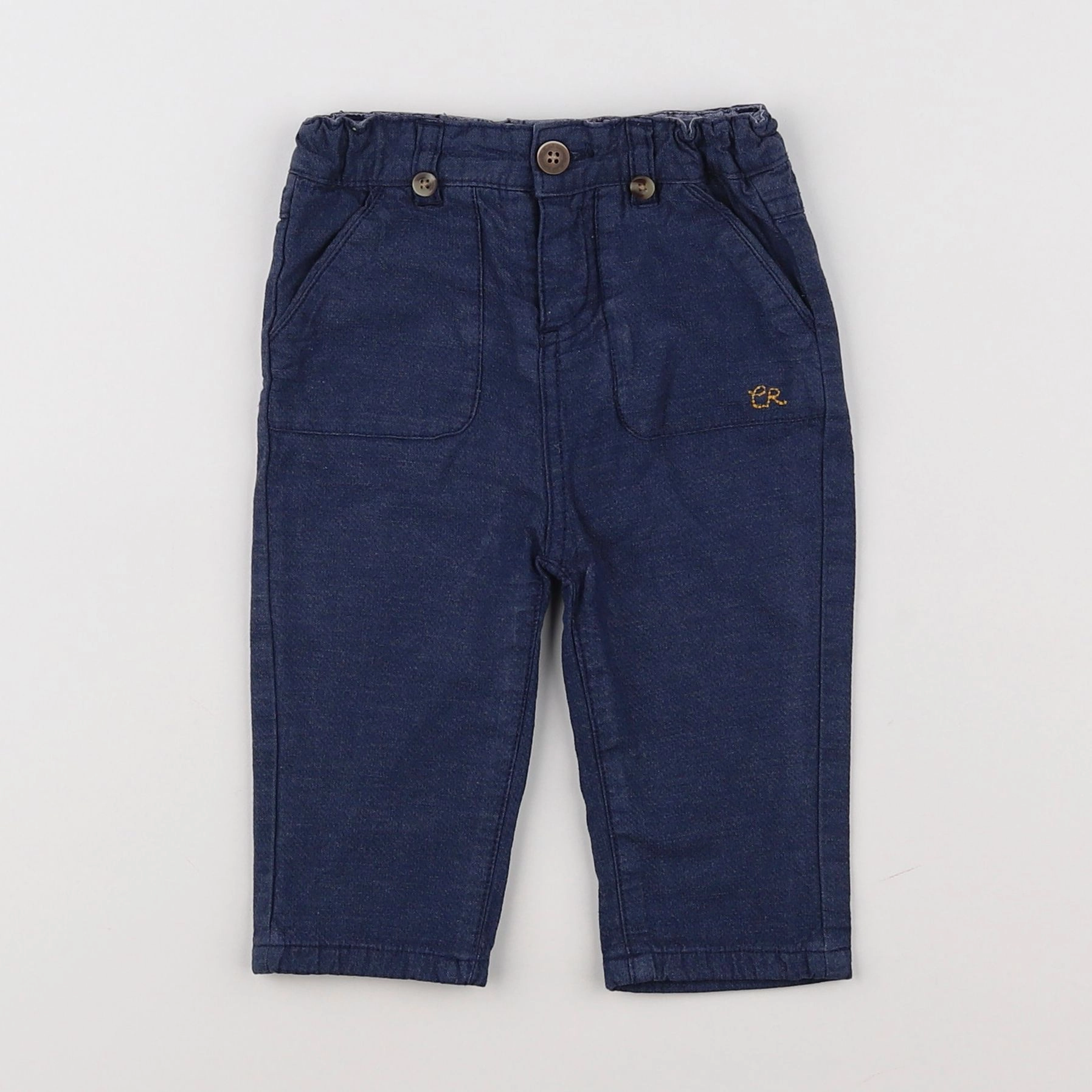 Cadet Rousselle - pantalon bleu - 6 mois