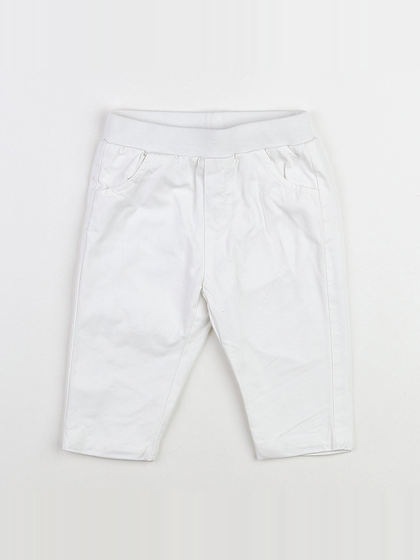 Jacadi - pantalon blanc - 12 mois