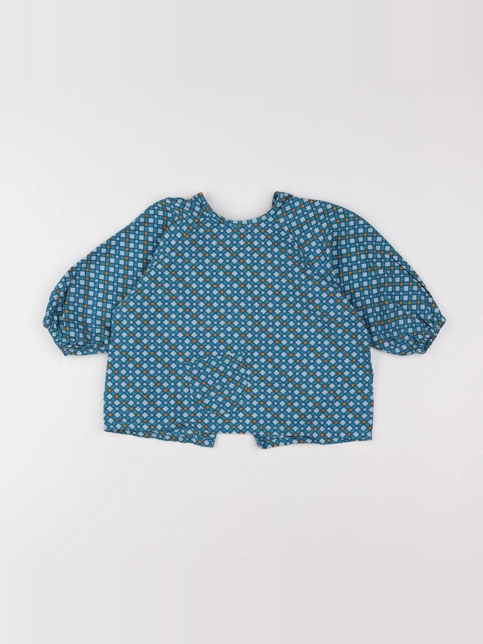 Petit Pan - blouse bleu - 12/18 mois